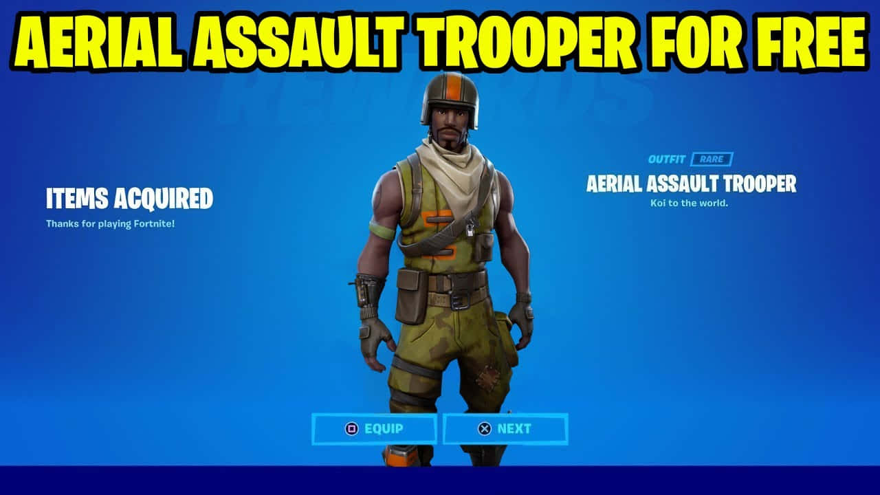 Aerial Assault Trooper Free Background