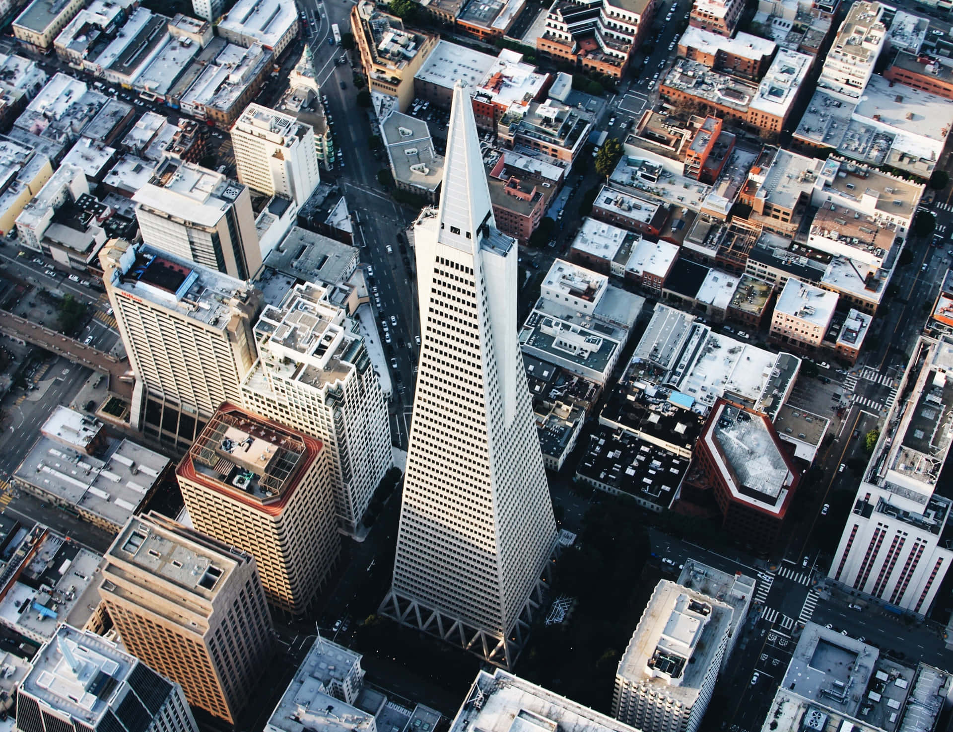 Aerial Photo Of Transamerica Pyramid