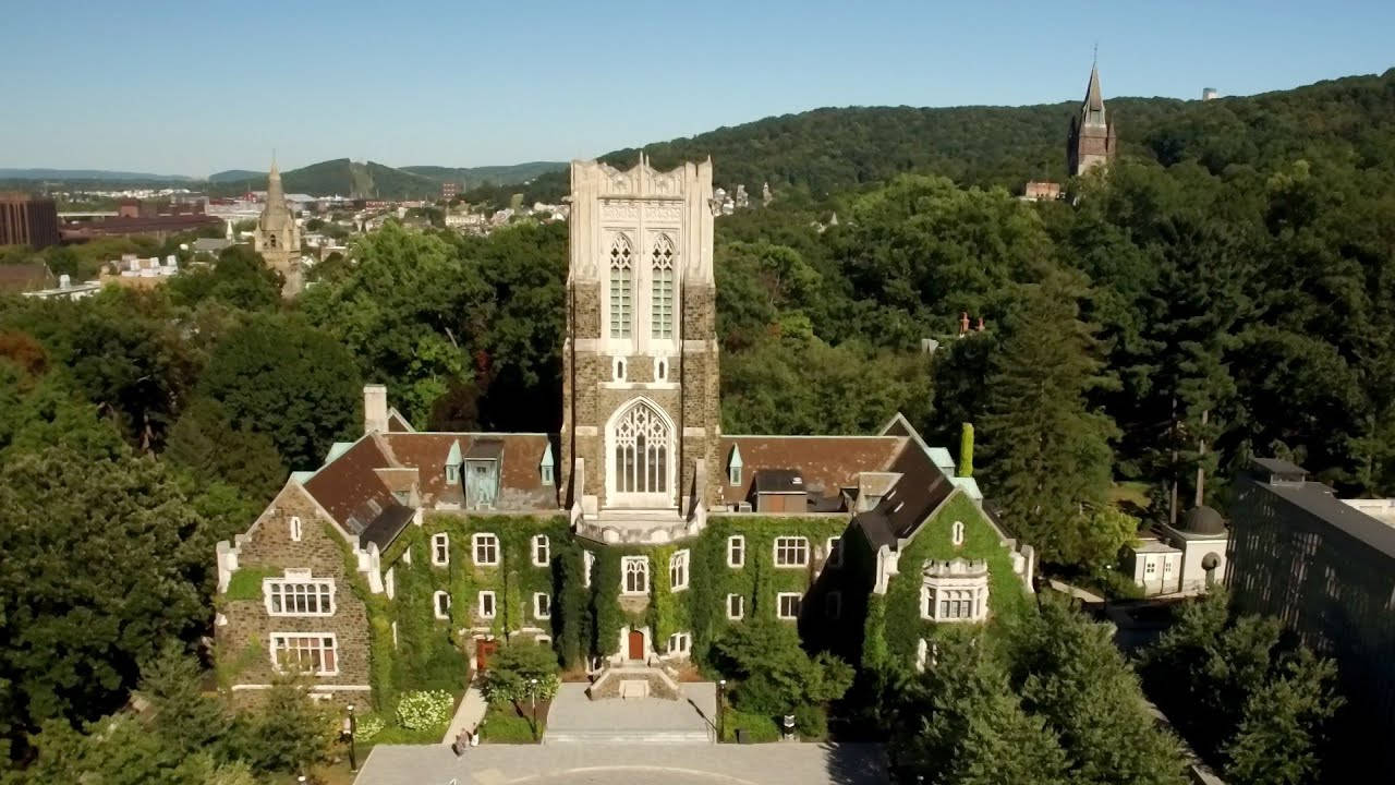 Aerial Shot Alumni Memorial Building Lehigh University Background