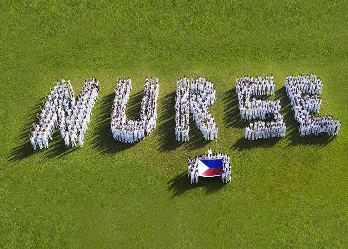 Aerial Shot Nurse Orientation Background