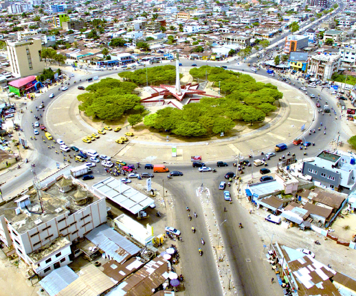 Aerial Shot Of Benin