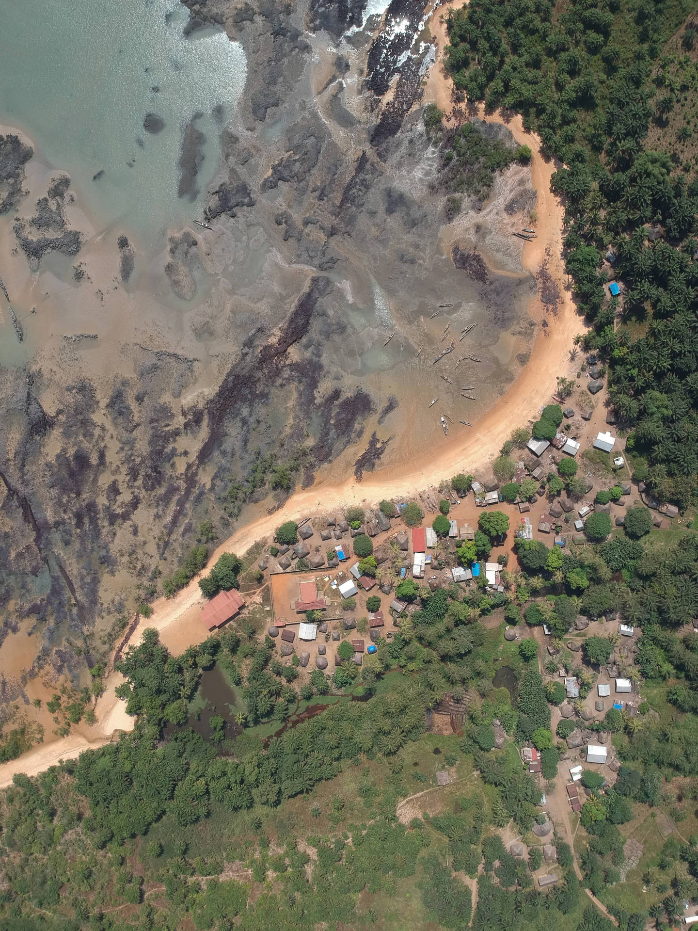 Aerial Shot Of Guinea Bissau