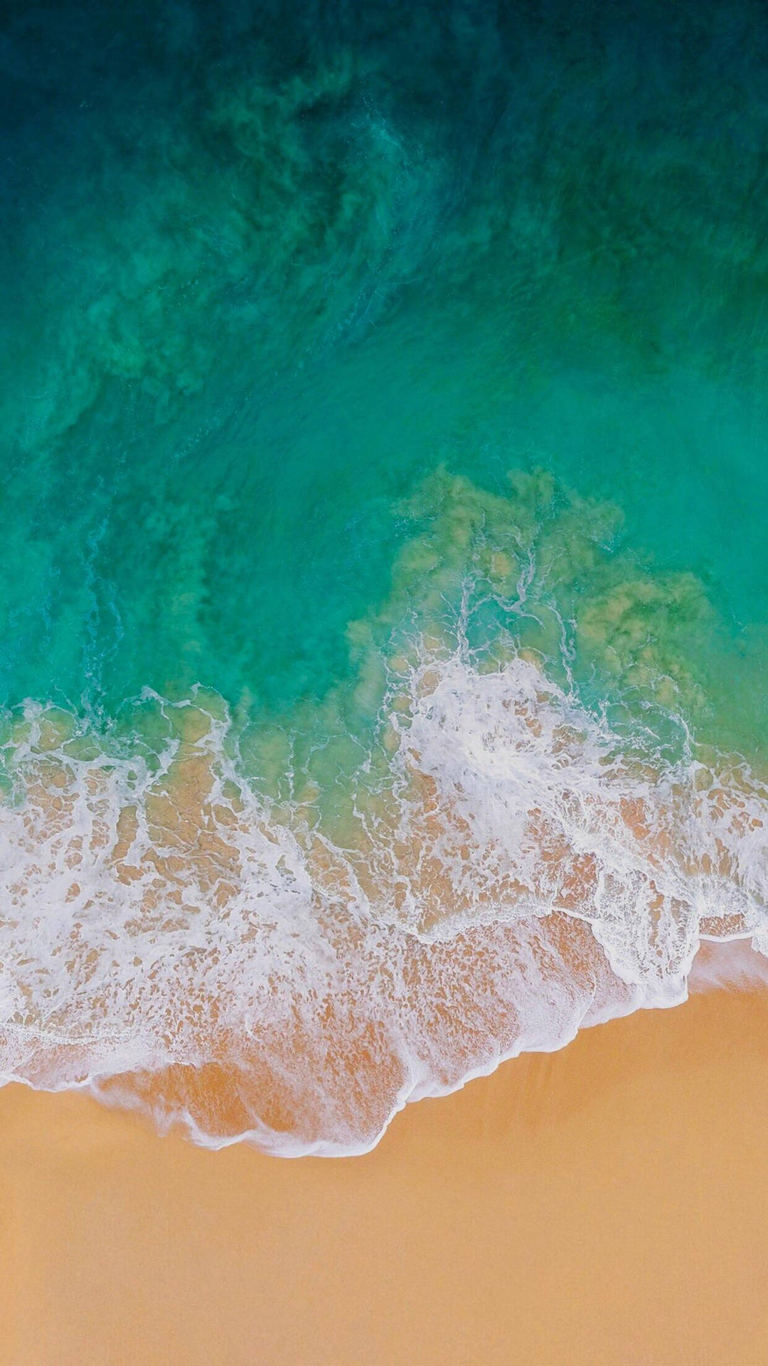 Aerial Shot Of Ocean Waves Ios 7