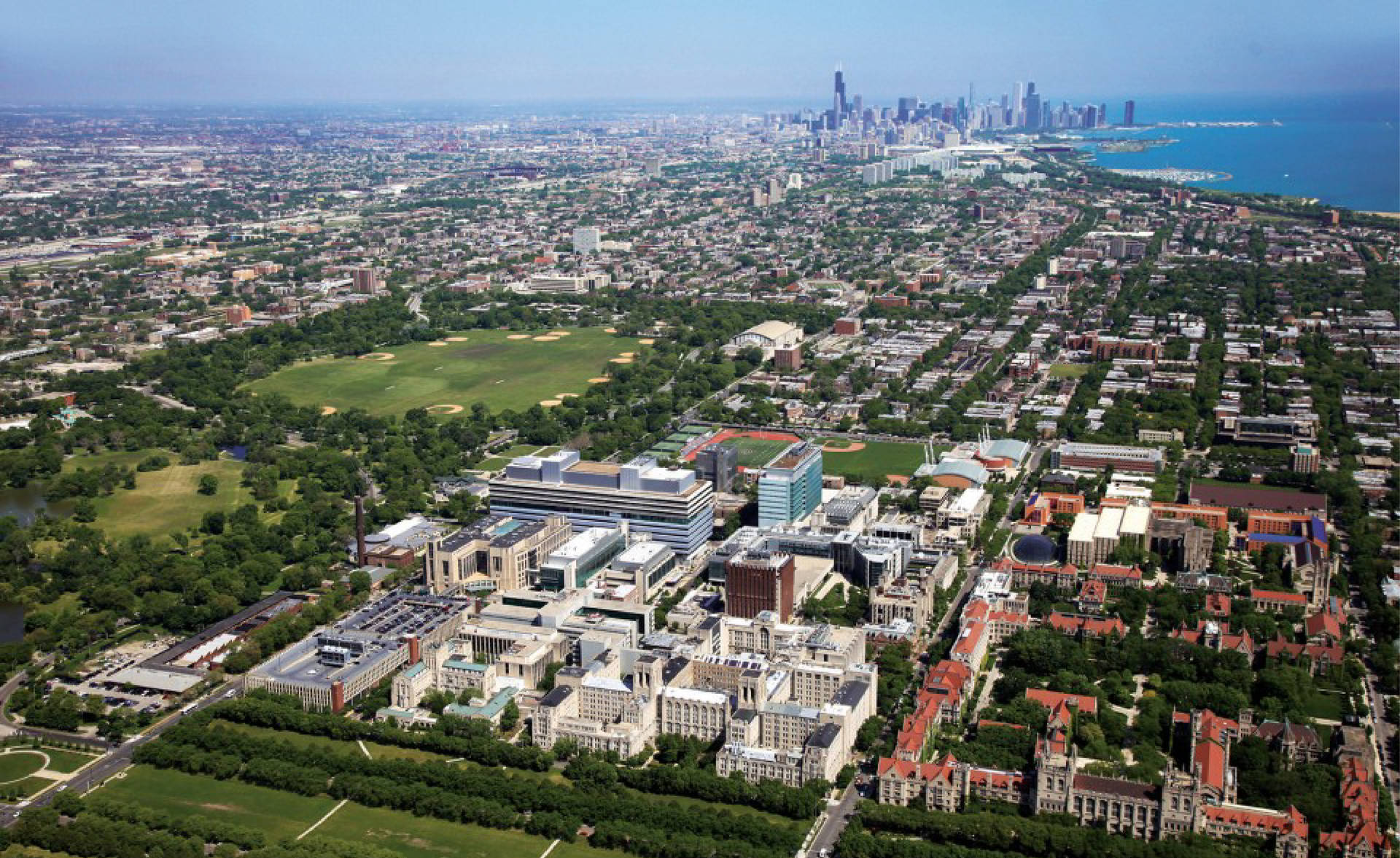 Aerial University Of Chicago Background