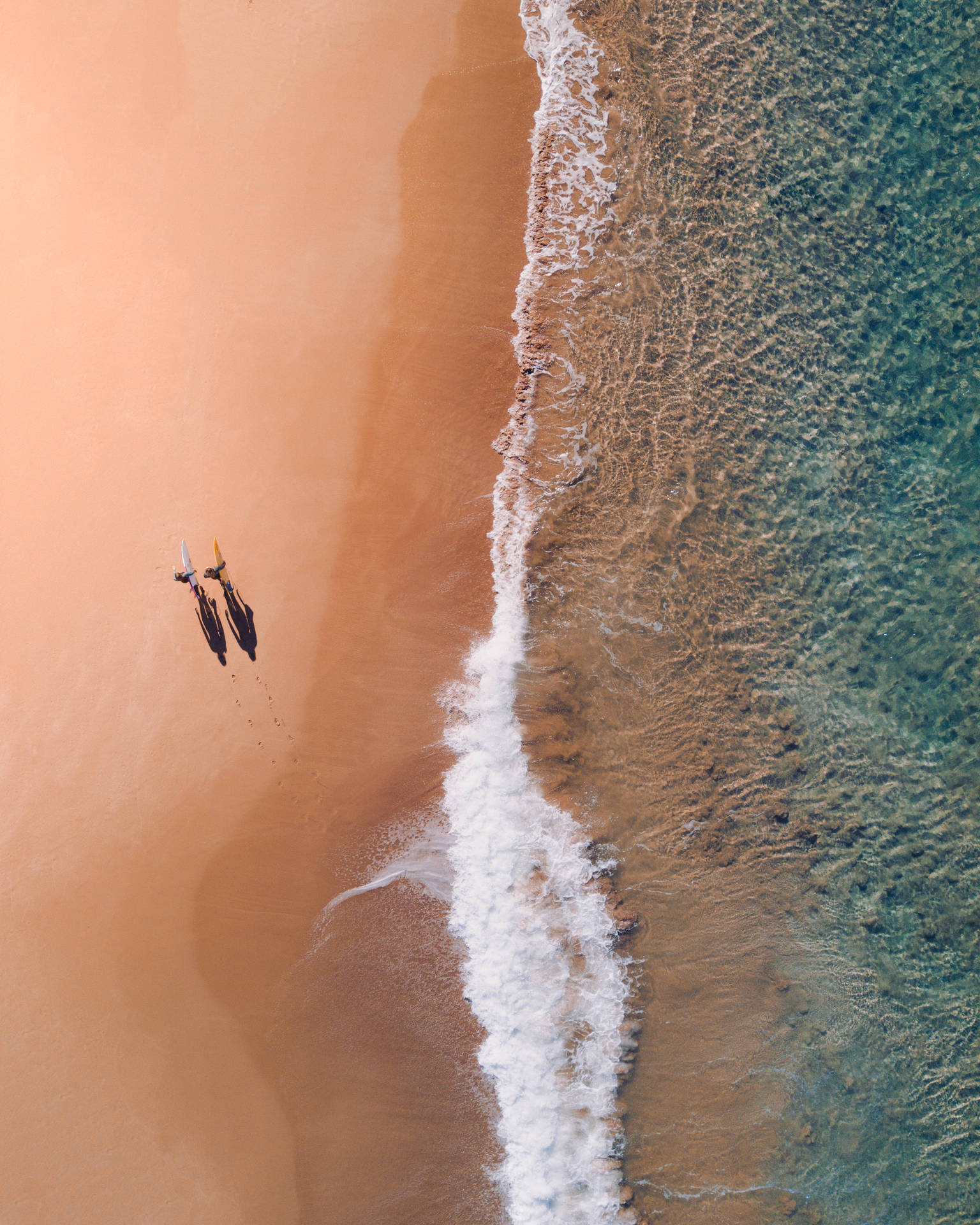 Aerial View Bondi Beach Australia Background