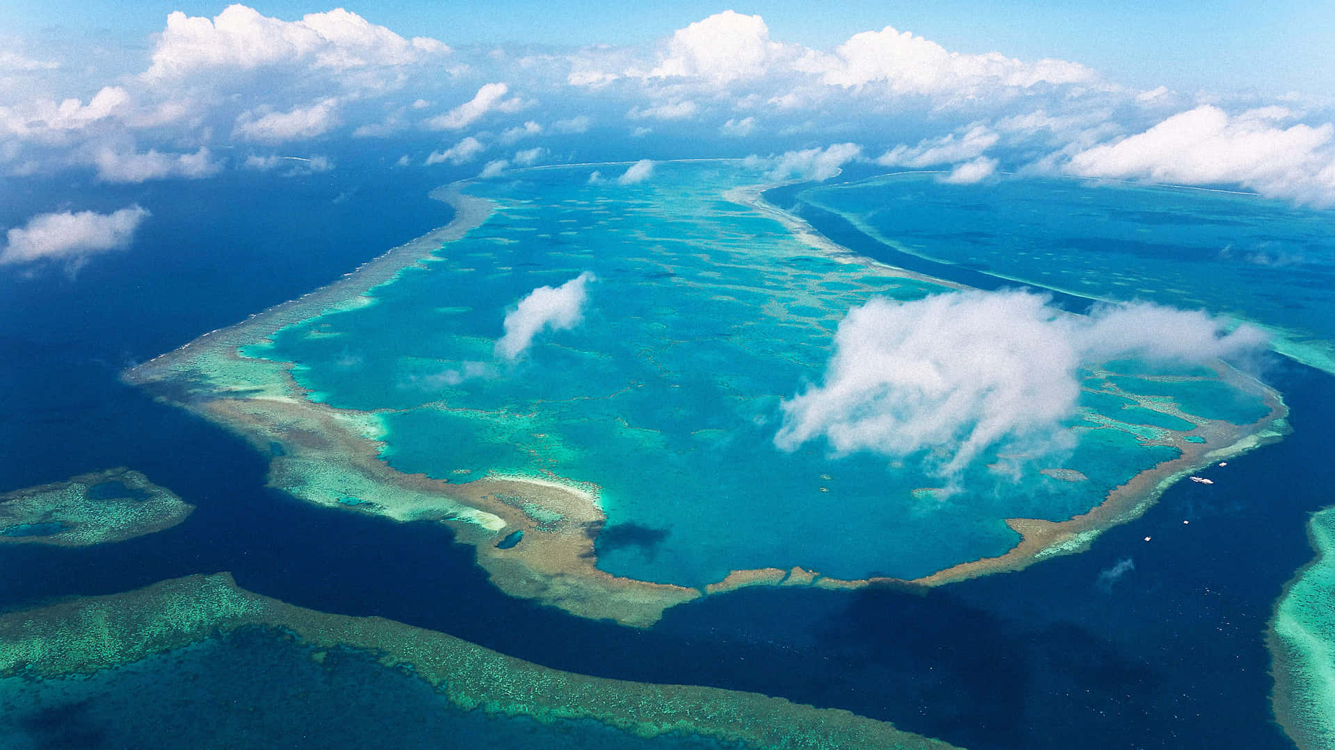 Aerial View Great Barrier Reef