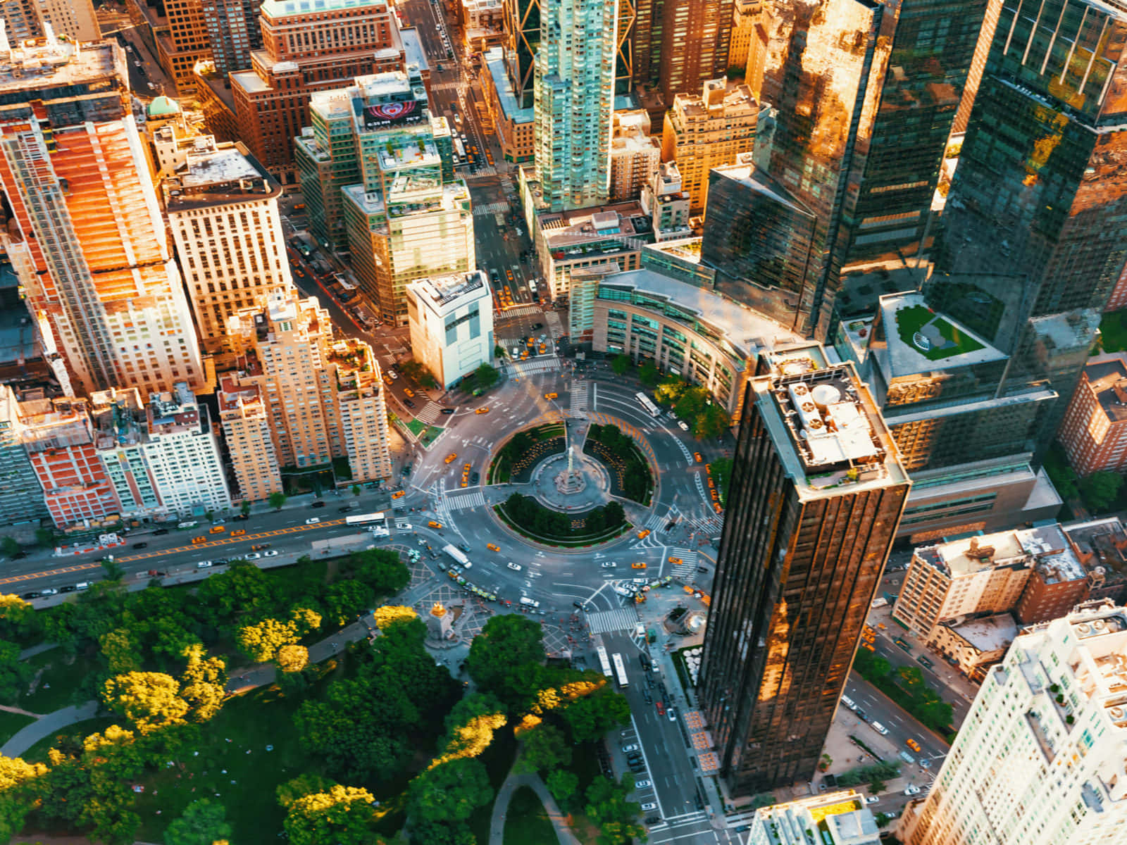 Aerial View New York City 4k Ultra Hd Background