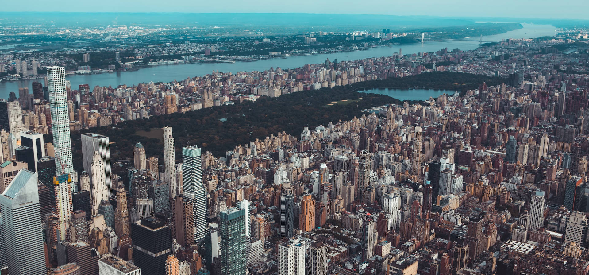 Aerial View Of Central Park Background