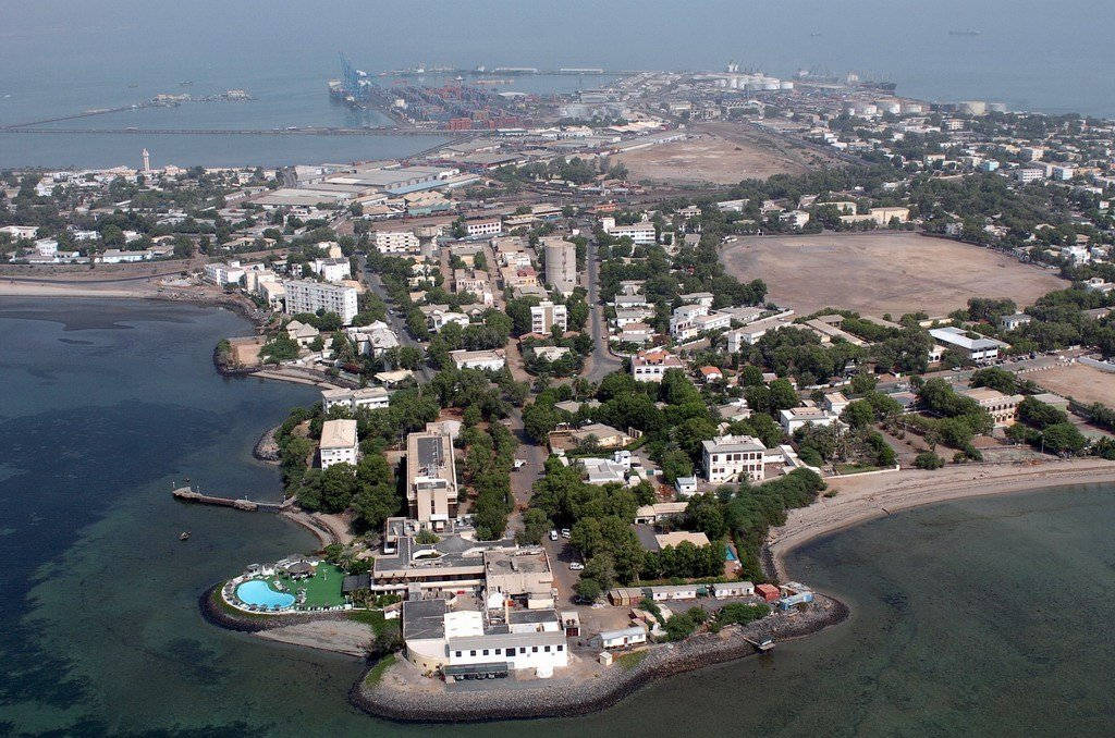 Aerial View Of Daylight Djibouti