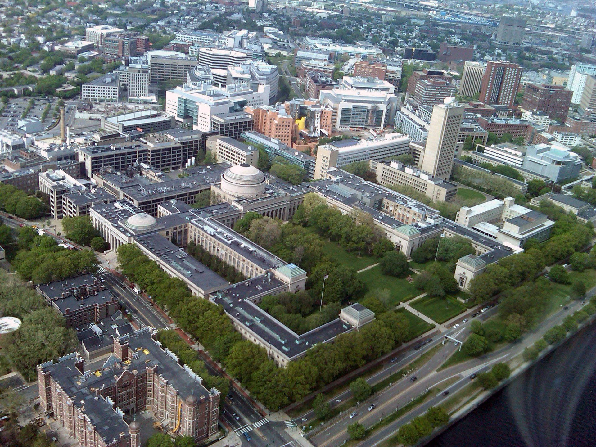 Aerial View Of Mit Background