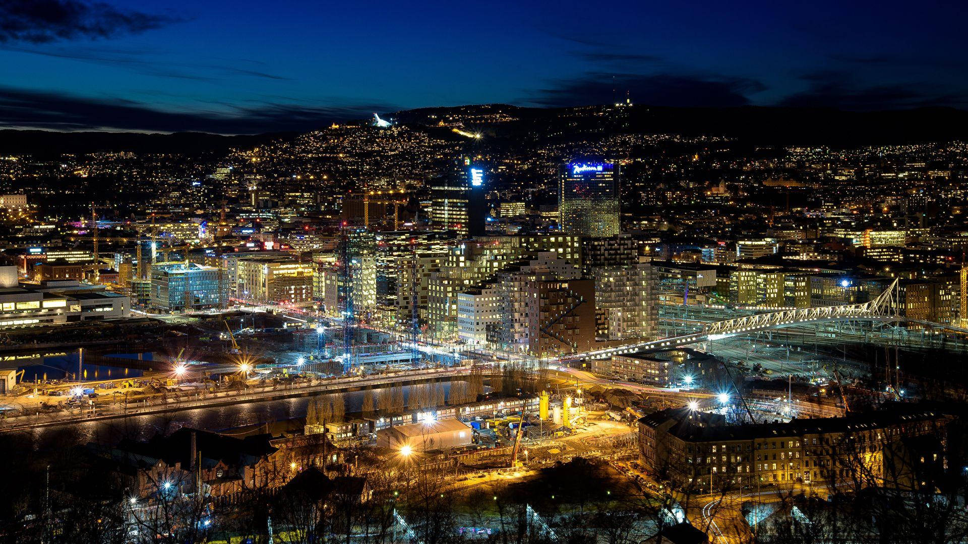 Aerial View Of Oslo Cityscapes