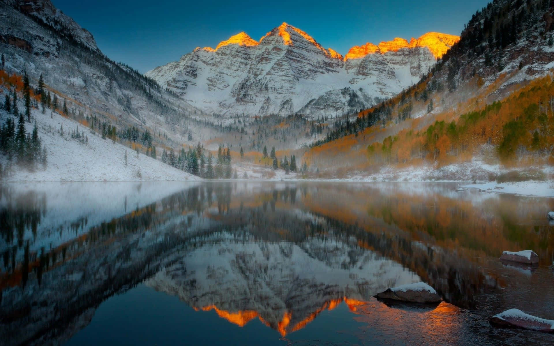 Aerial View Of The Colorado Rocky Mountains