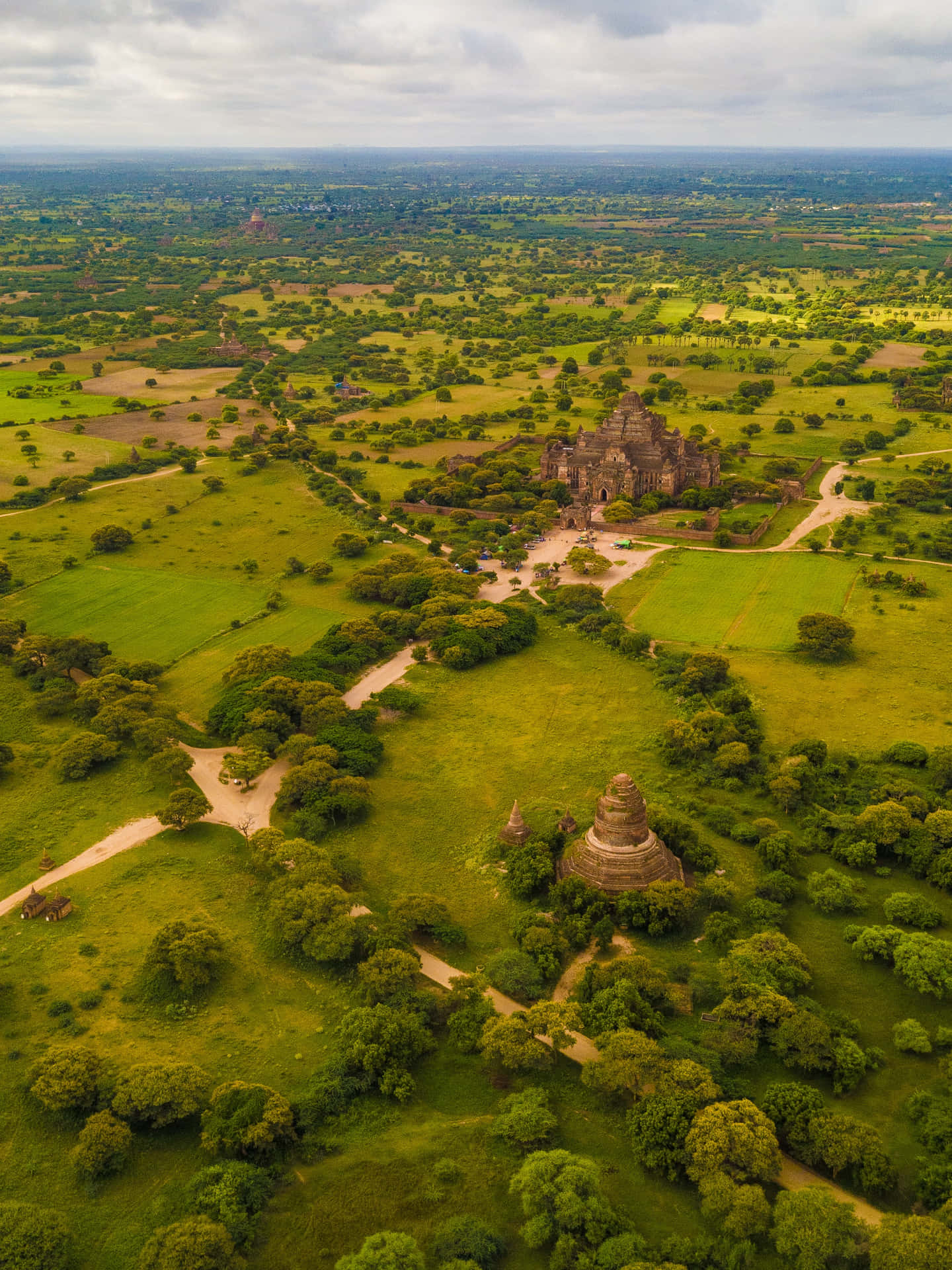 Aerial View Of The Parts Of The Mandalay Region