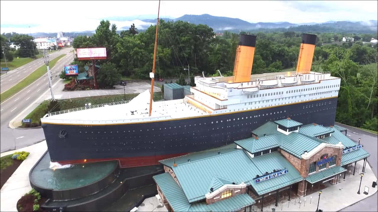 Aerial View Rms Titanic Museum Forge