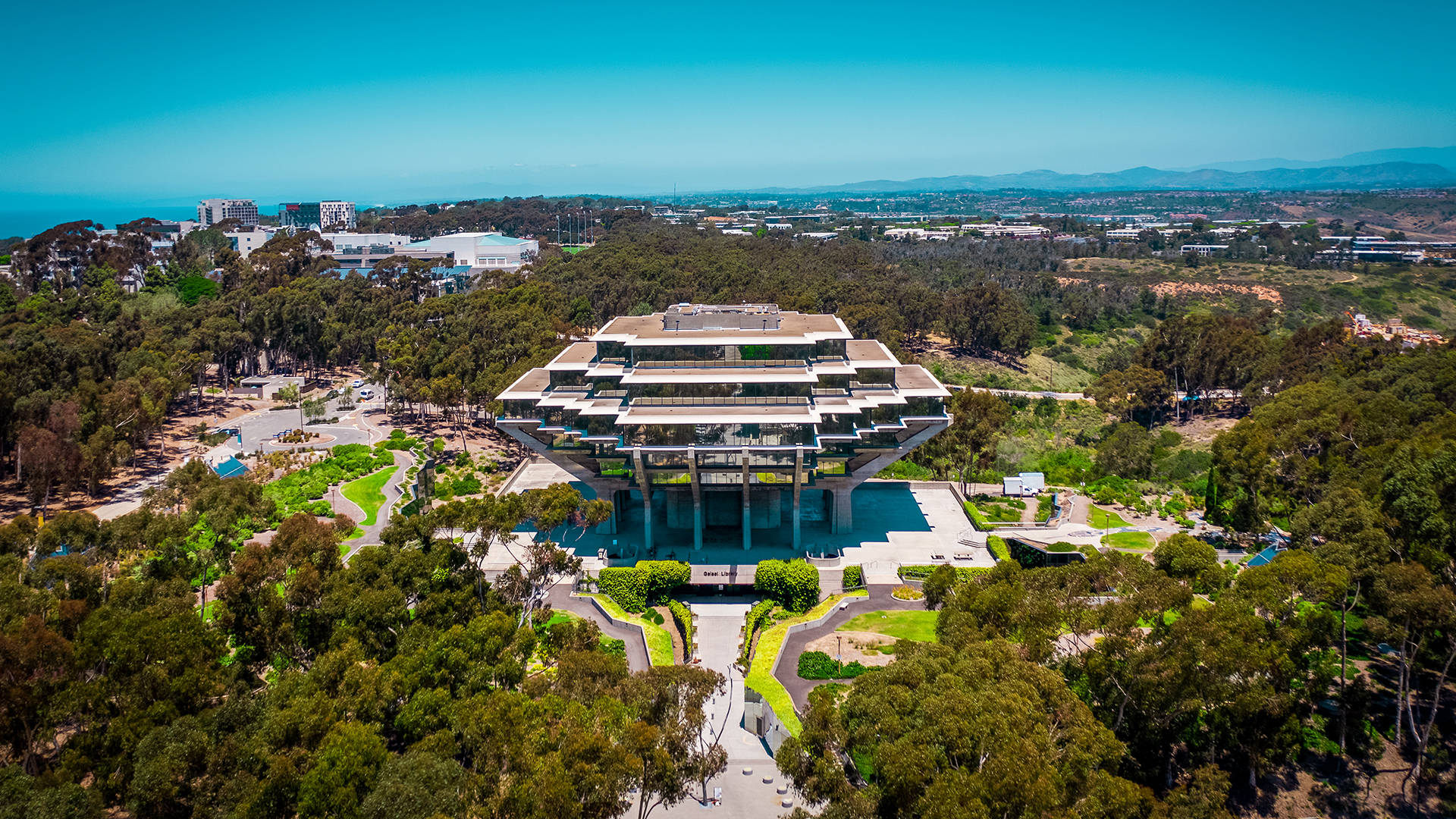 Aerial View Ucsd Background