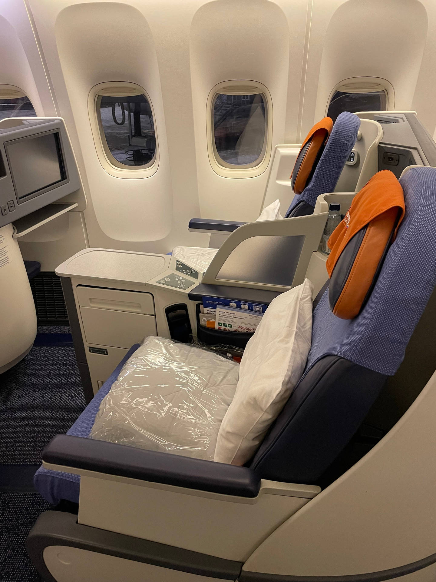 Aeroflot Seat Background