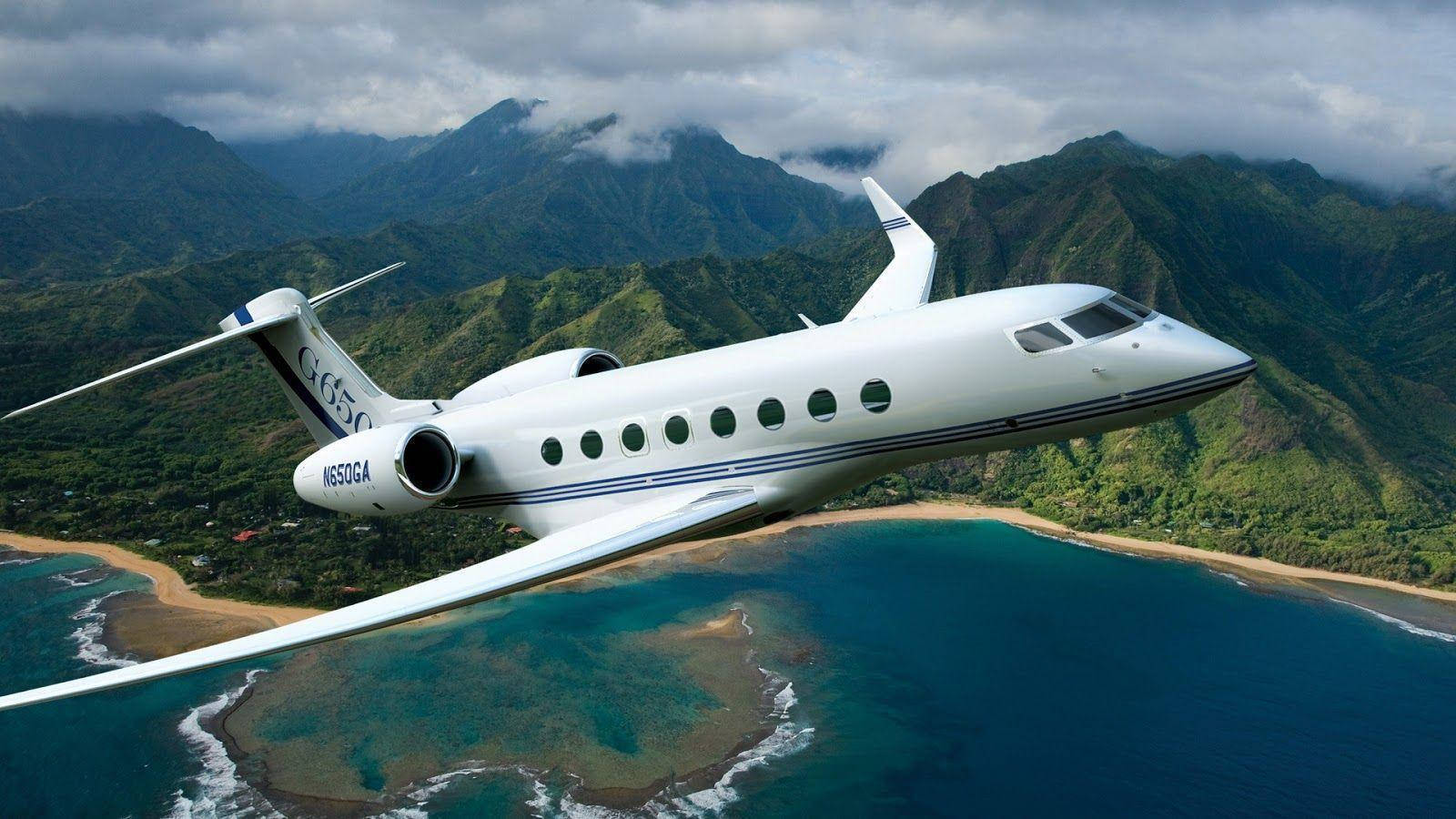 Aeroplane Gulfstream G650 Model Background