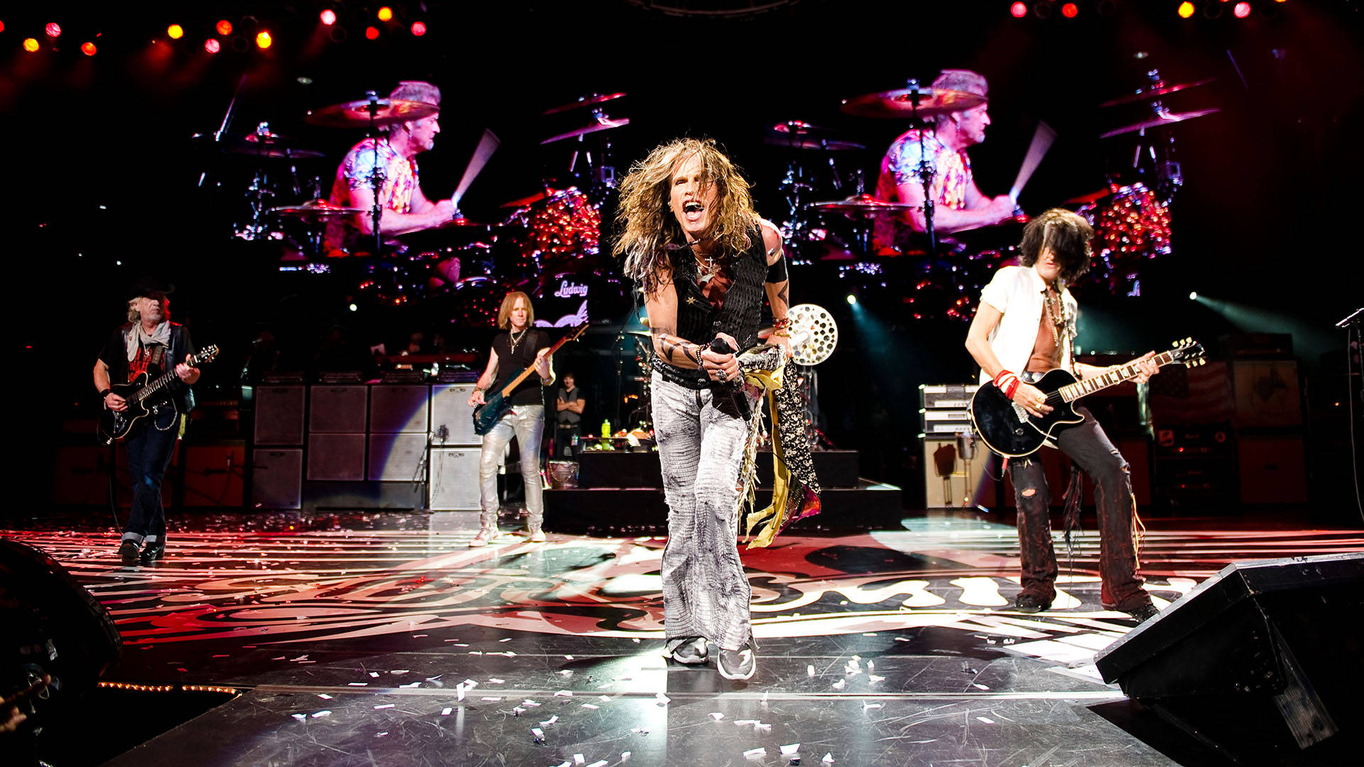 Aerosmith Hard Rock Band Live Concert