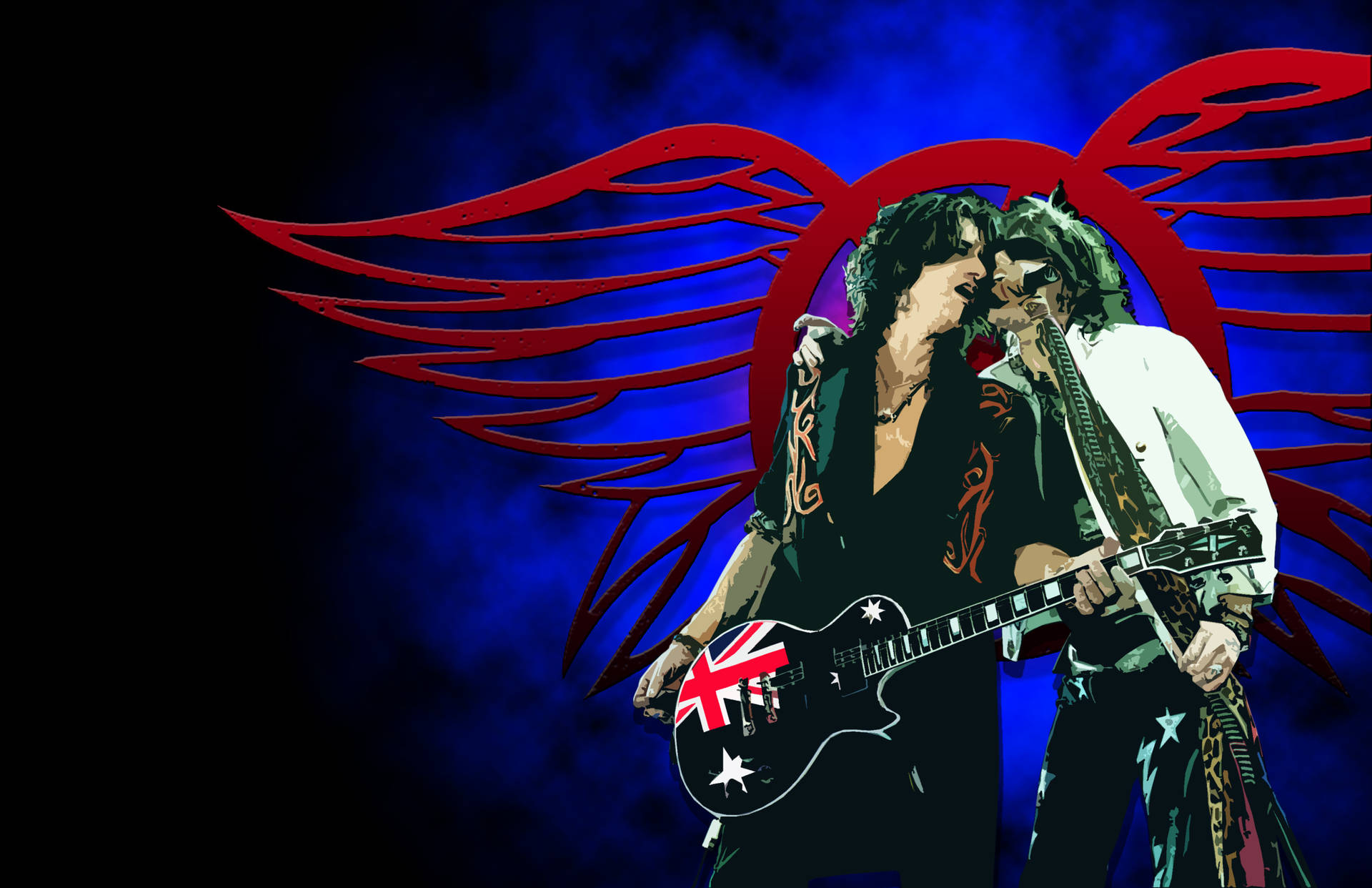 Aerosmith Rock Band Live Concert Background