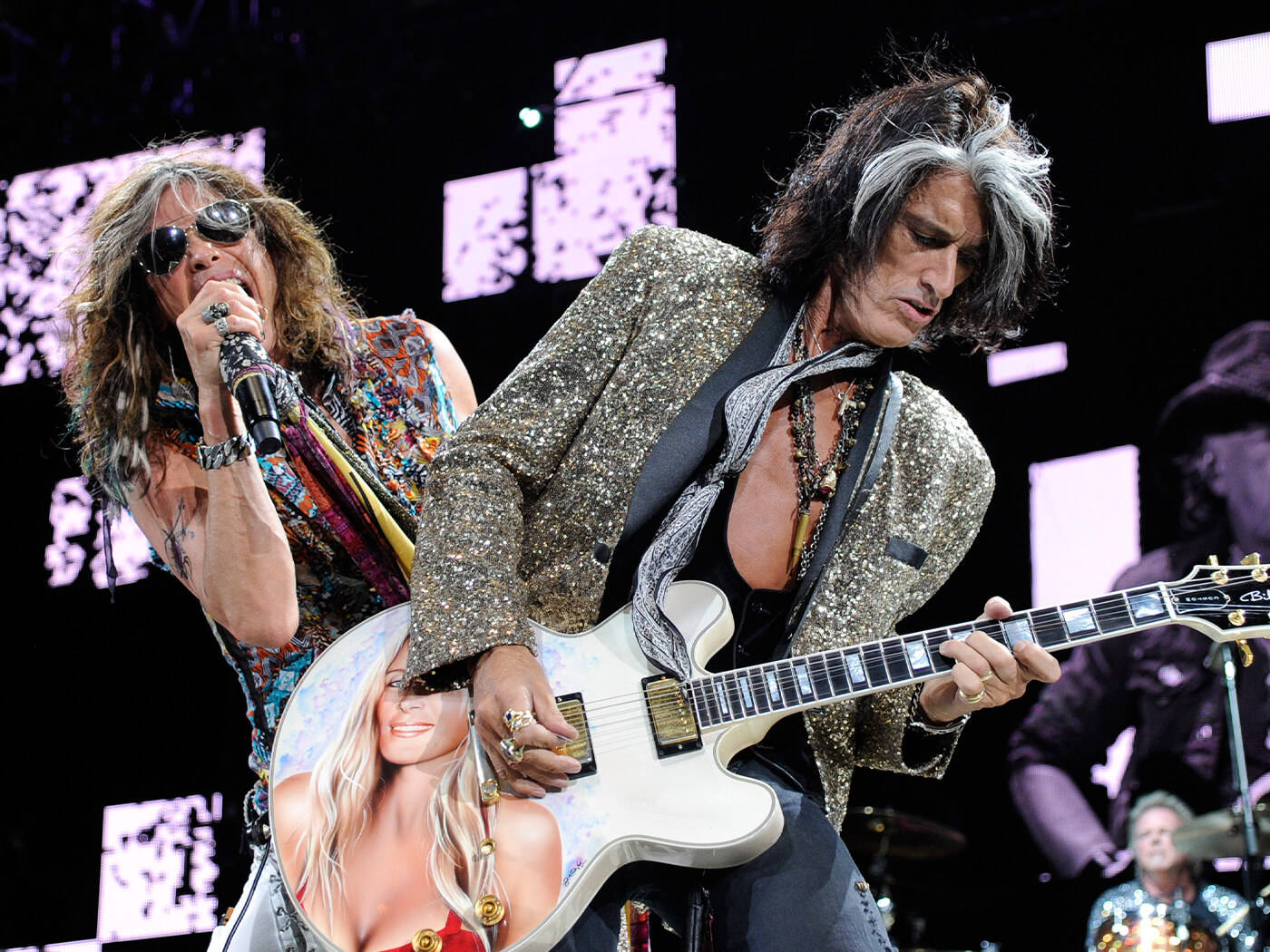 Aerosmith Rock Band Steven Tyler Joe Perry Stage