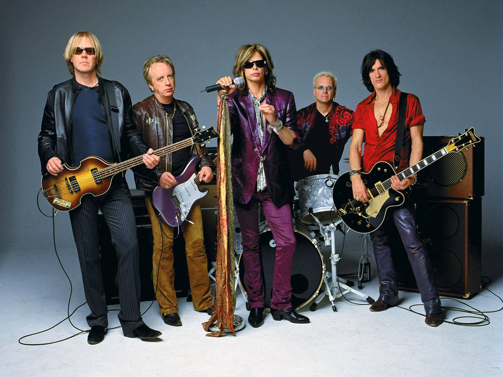 Aerosmith Rock Band Studio Photoshoot Background