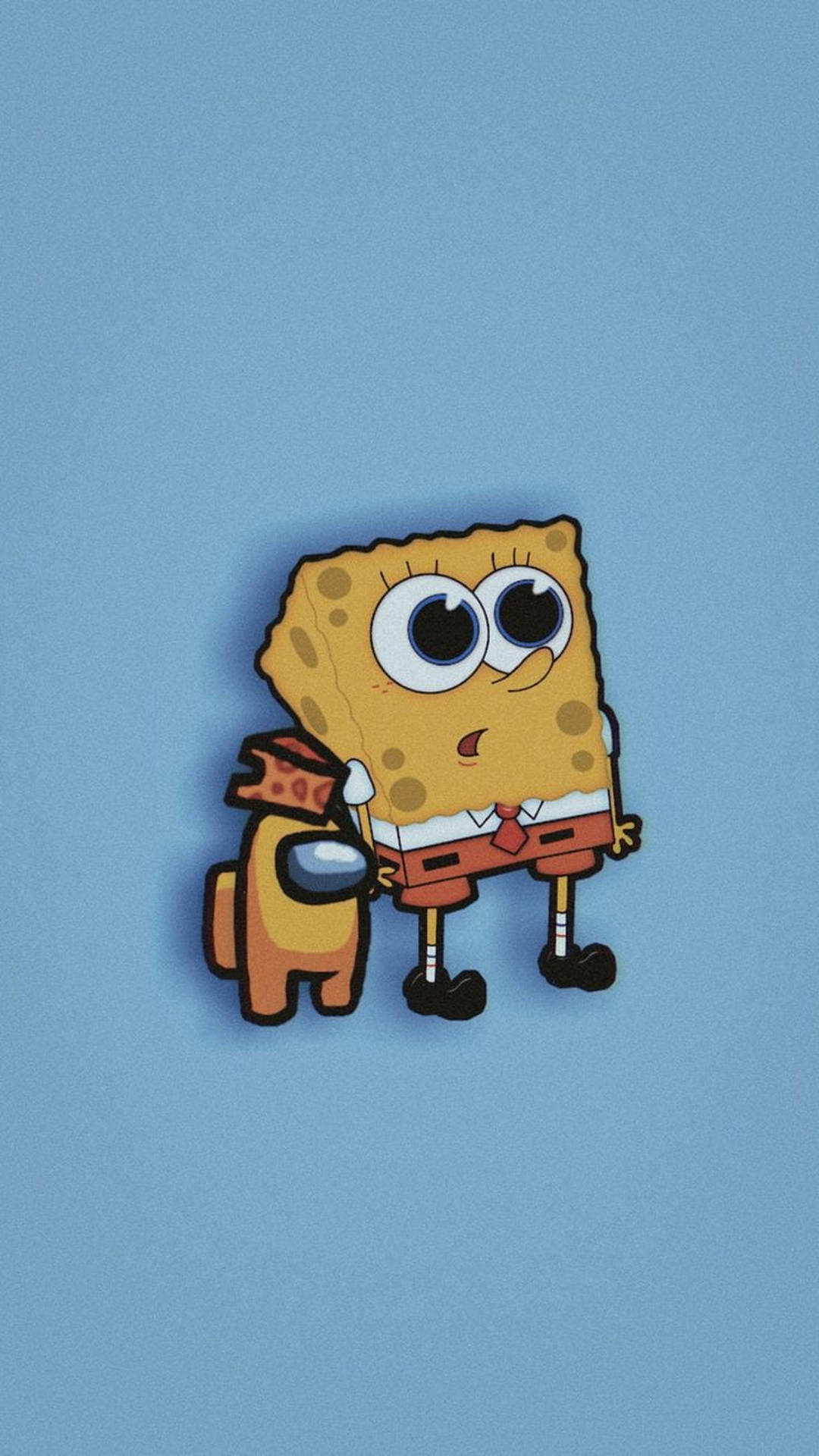 Aesthetic Among Us With Spongebob