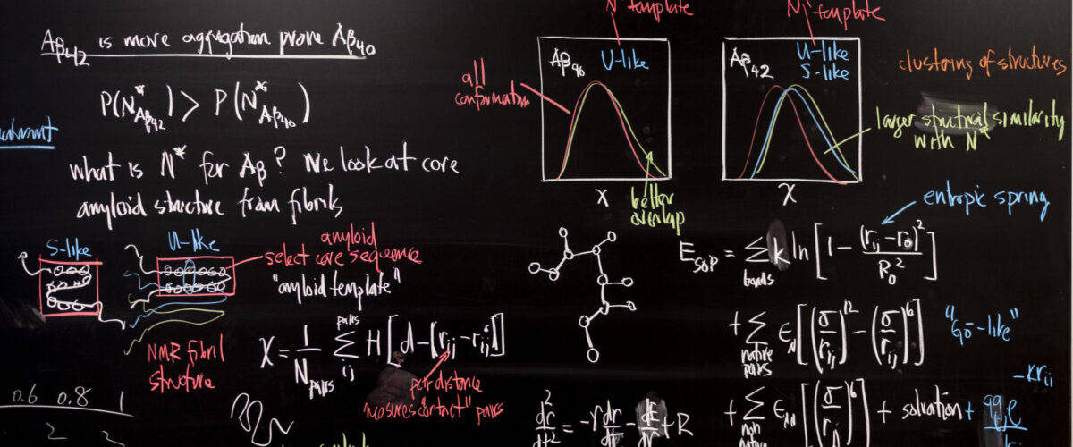 Aesthetic Analytical Chemistry Blackboard Background