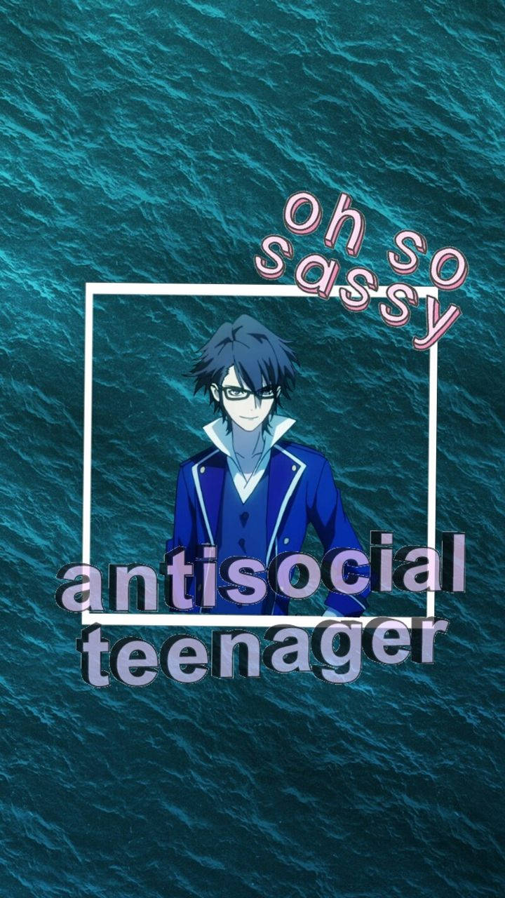 Aesthetic Anime Antisocial Teenager Phone
