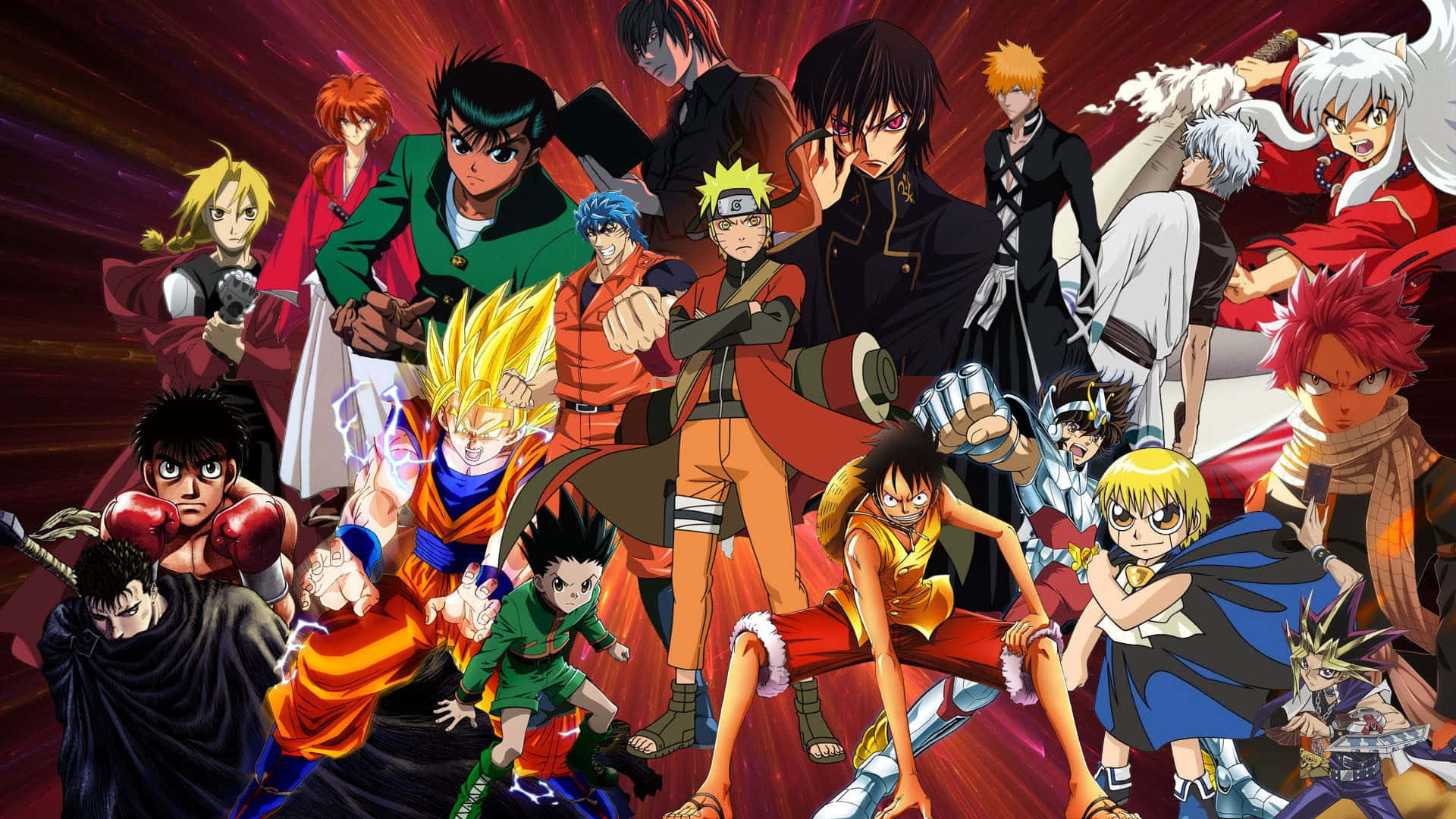 Aesthetic Anime Collage Background