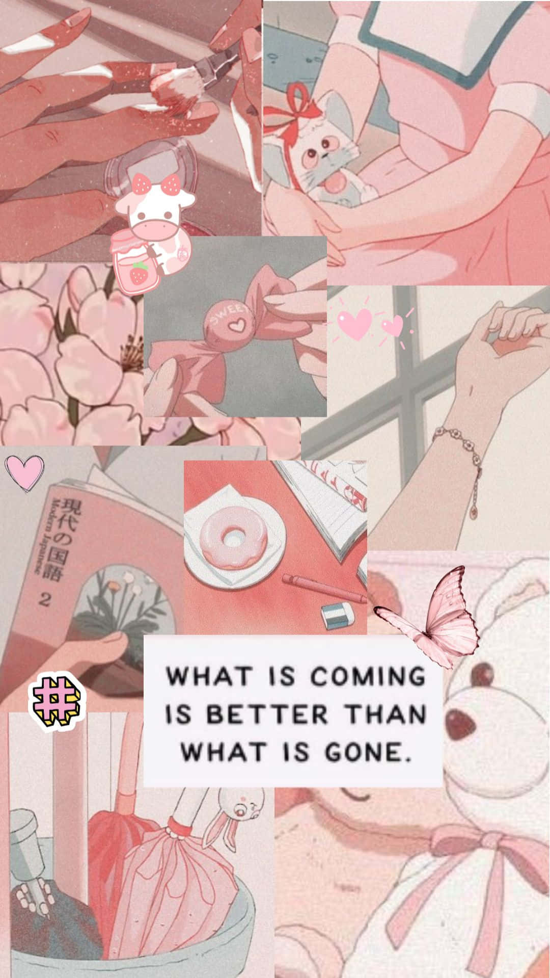 Aesthetic Anime Collage Background