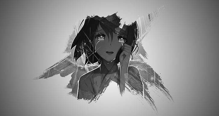 Aesthetic Anime Emo Girl Crying