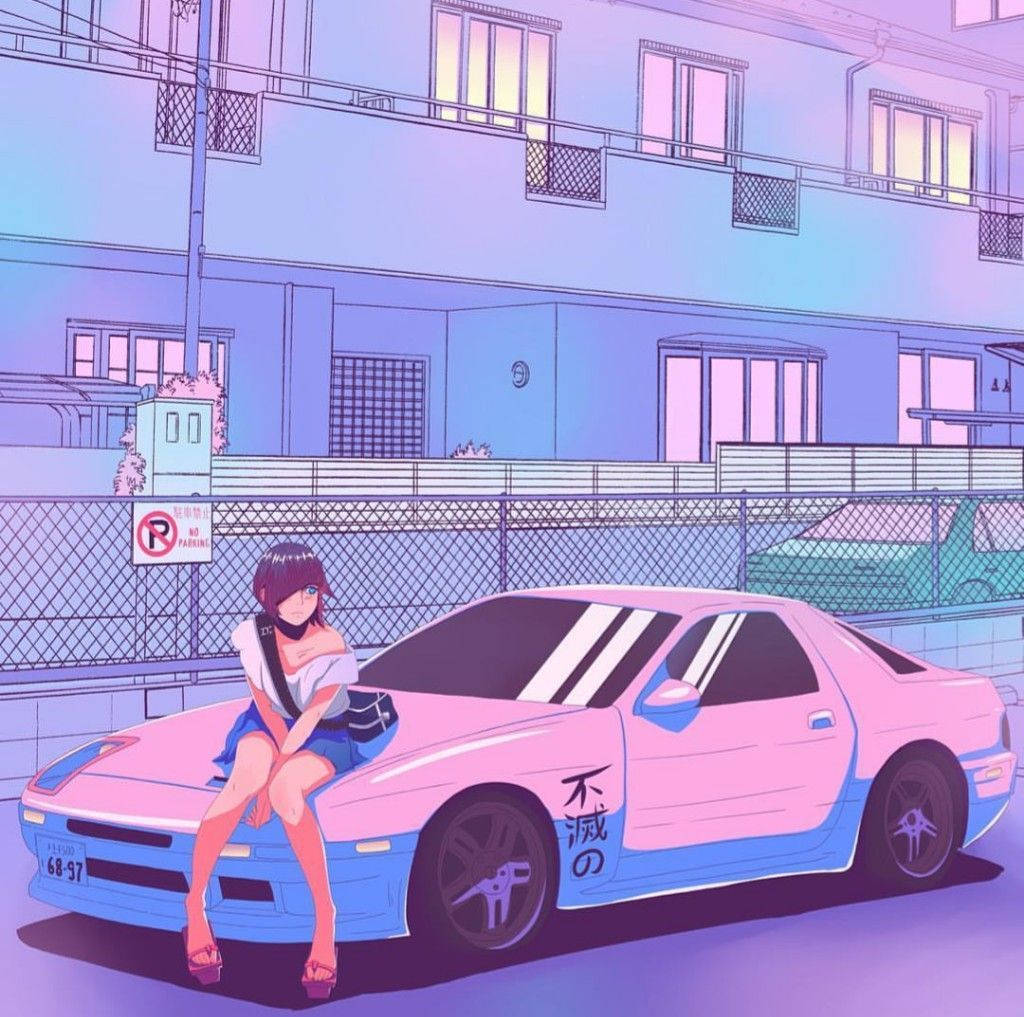 Aesthetic Anime Jdm Car Background