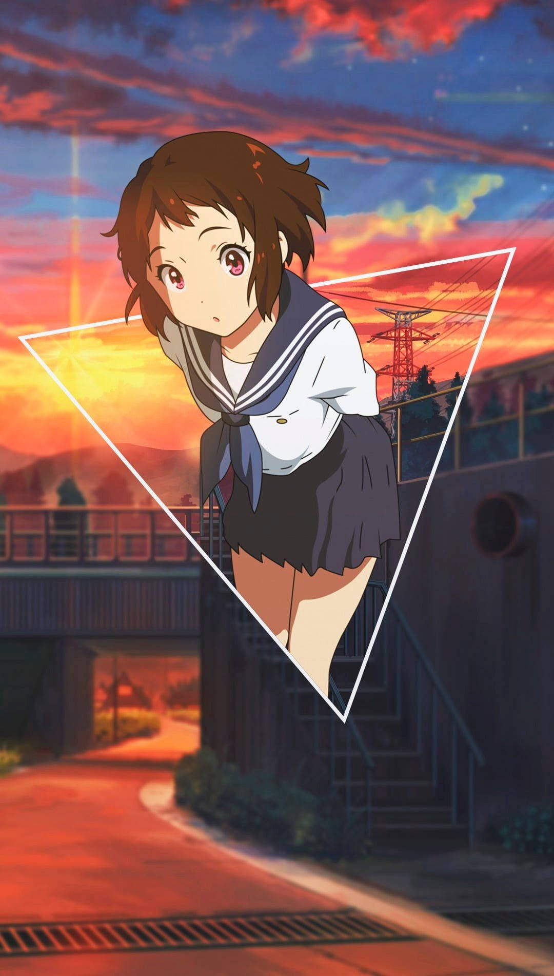 Aesthetic Anime Mayaka Ibara Phone Background