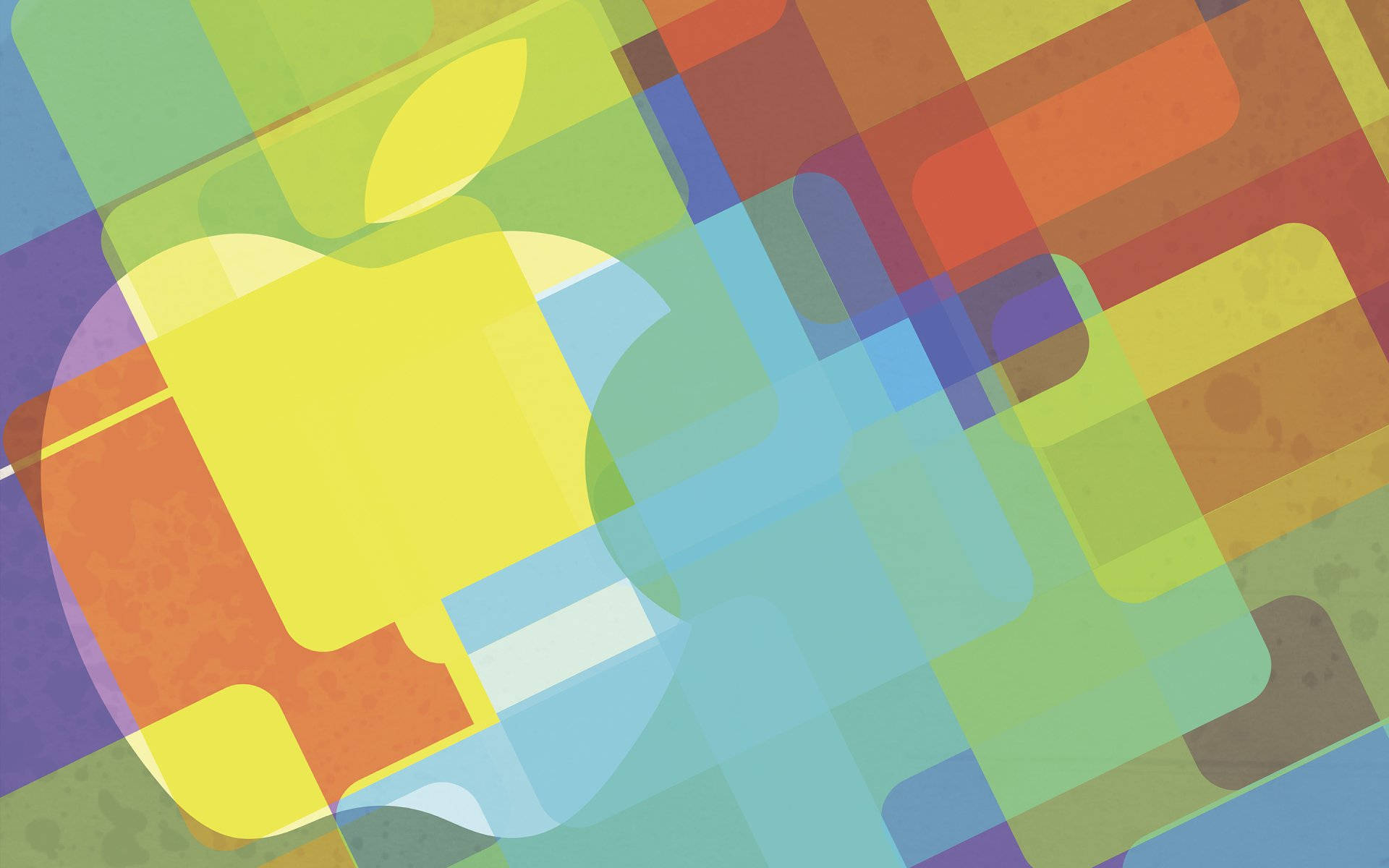 Aesthetic Apple Logo Background