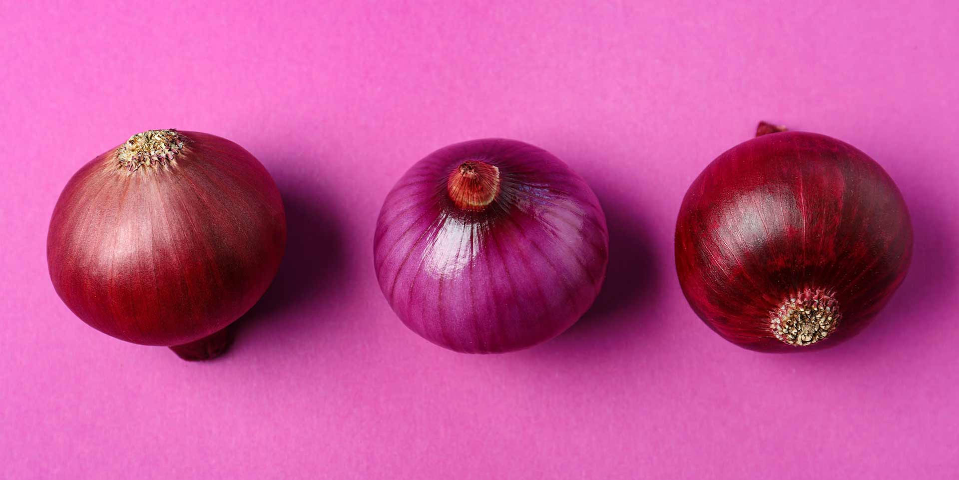 Aesthetic Arrangement Of Red Onions