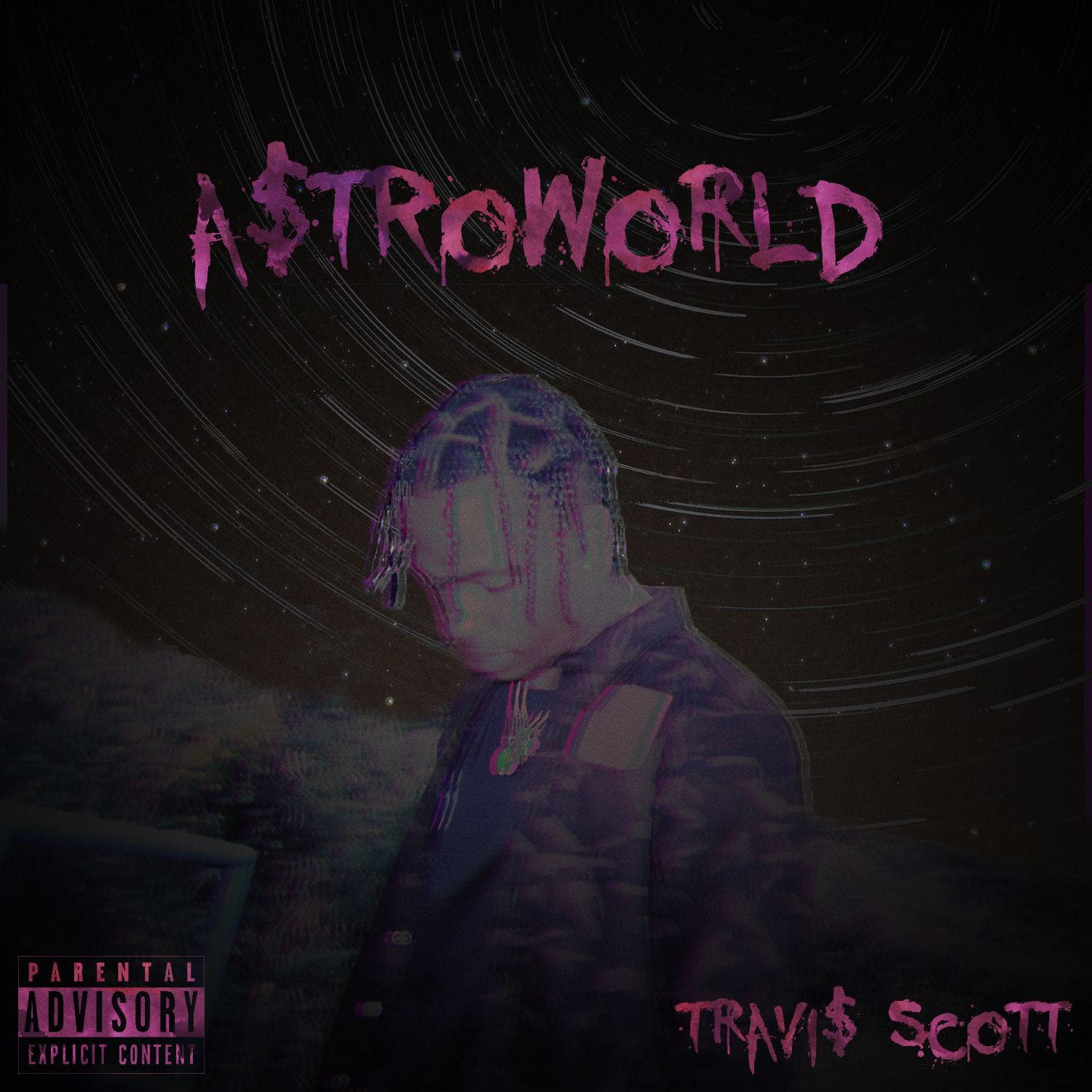 Aesthetic Art Astroworld Of Travis Scott Background