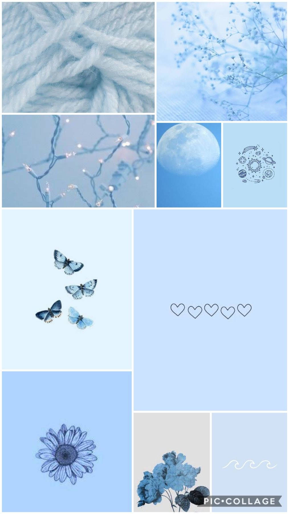 Aesthetic Baby Blue Variety