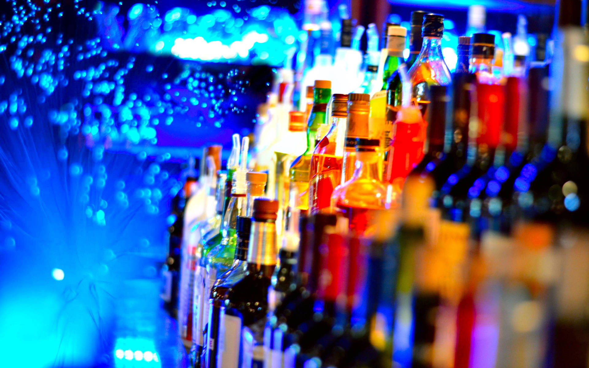 Aesthetic Bar Drinks Background