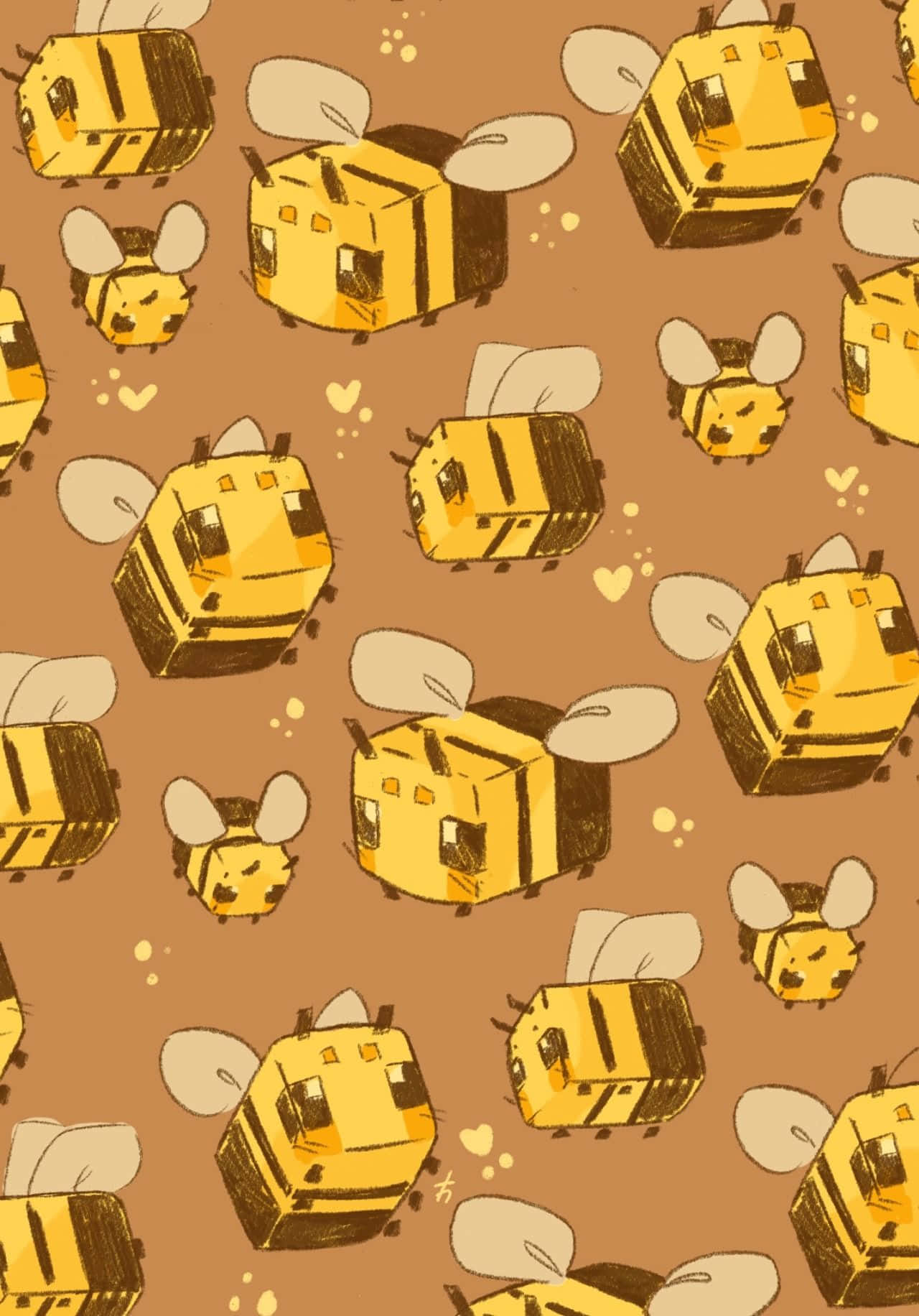 Aesthetic Bee Wallpaper Background