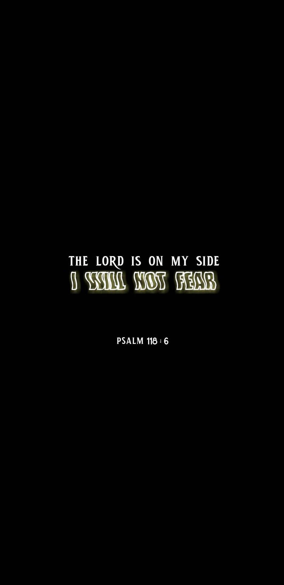 Aesthetic Bible Verse Psalms 118:6