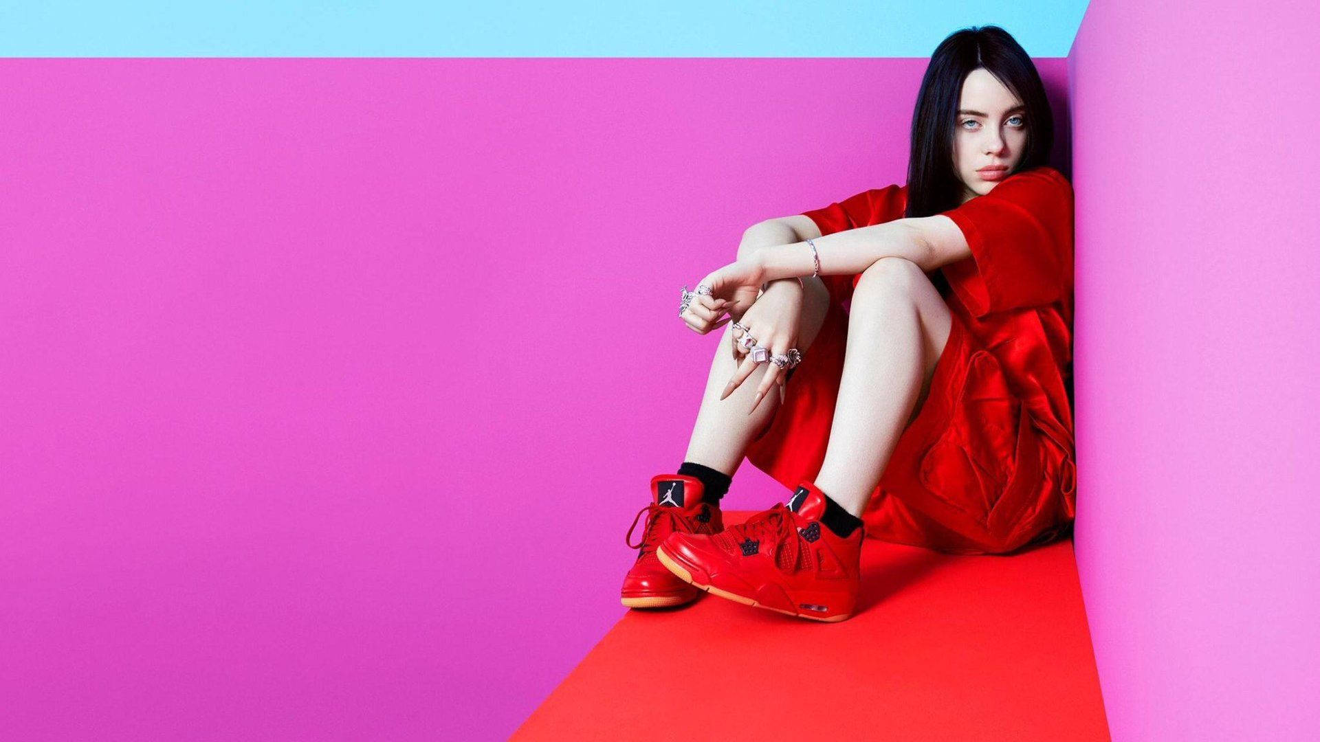 Aesthetic Billie Eilish Pink And Red
