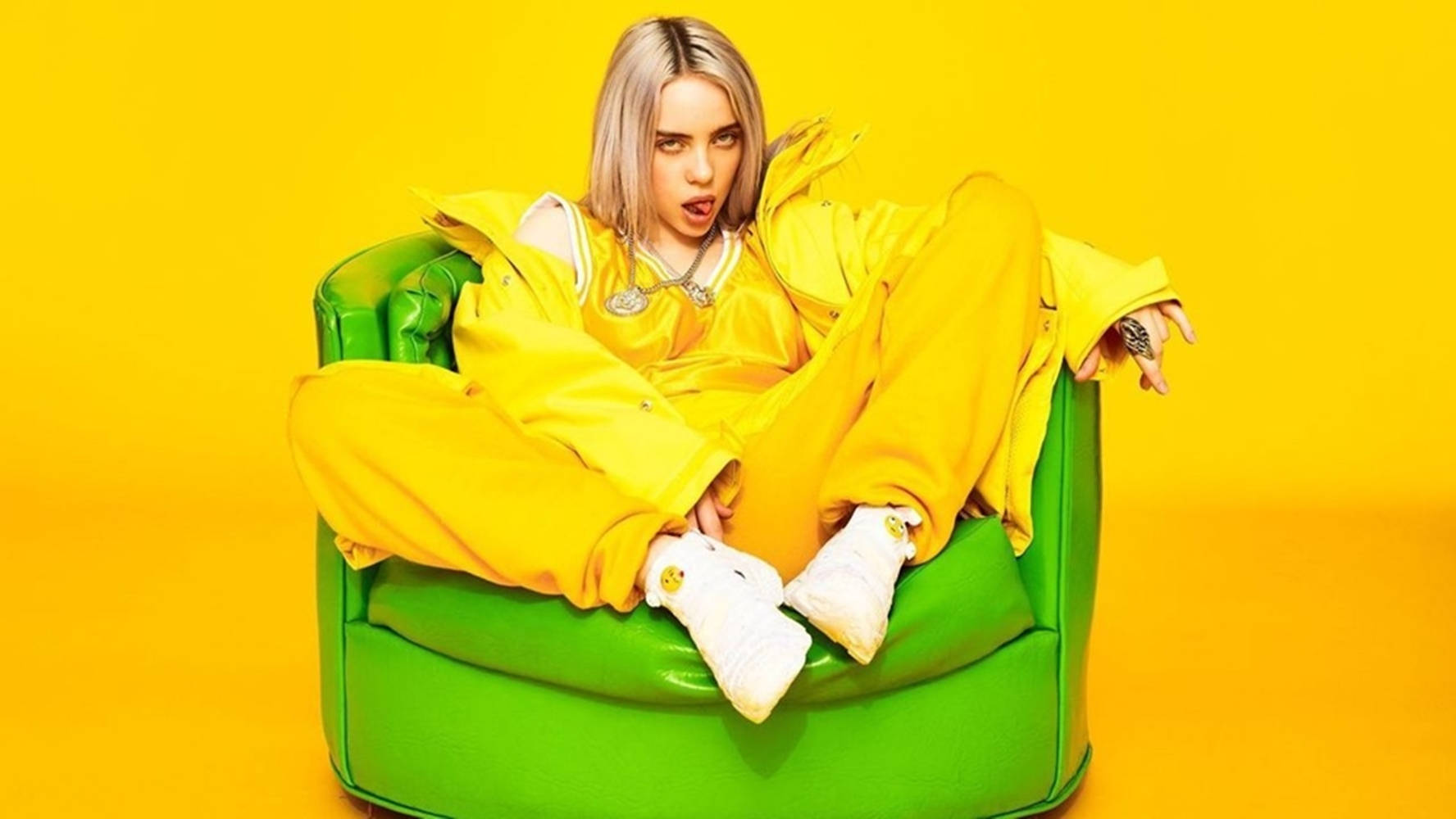 Aesthetic Billie Eilish Yellow And Green
