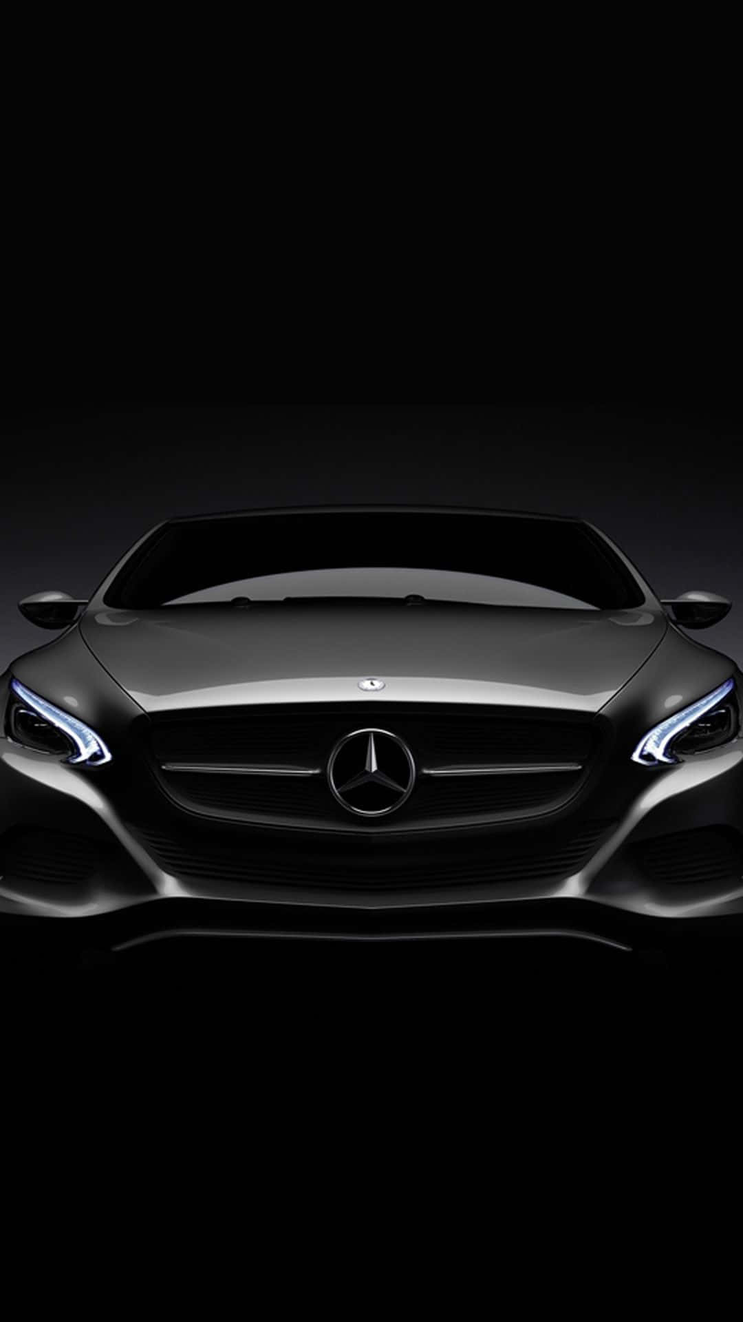 Aesthetic Black Mercedes Benz Iphone Background