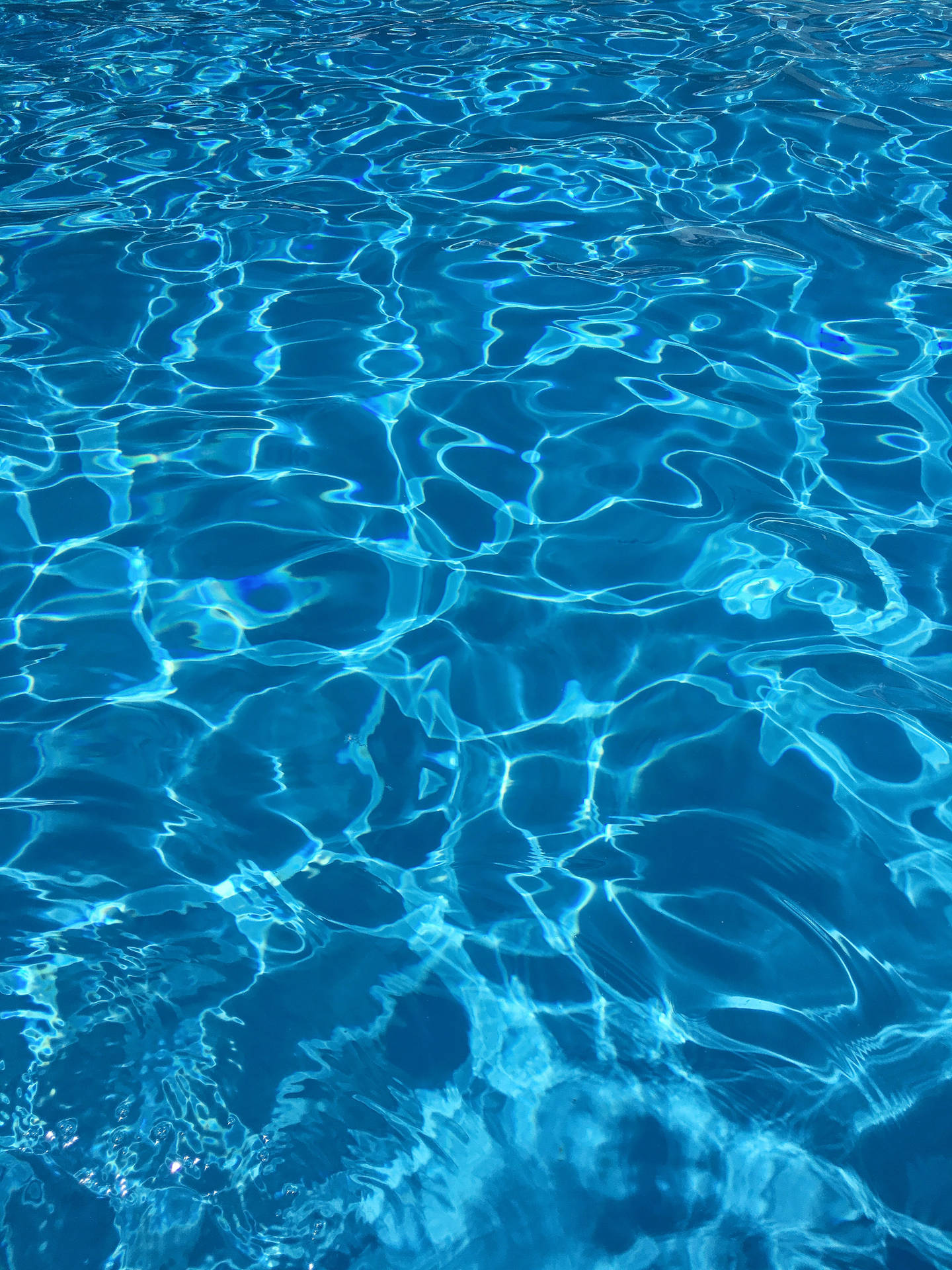 Aesthetic Blue Clear Pool Background