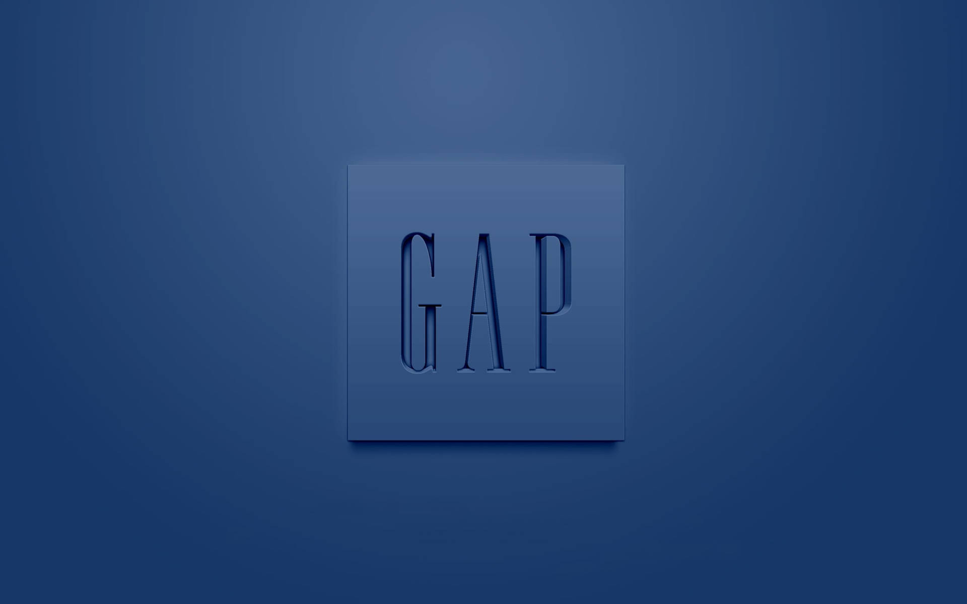 Aesthetic Blue Gap Logo Background