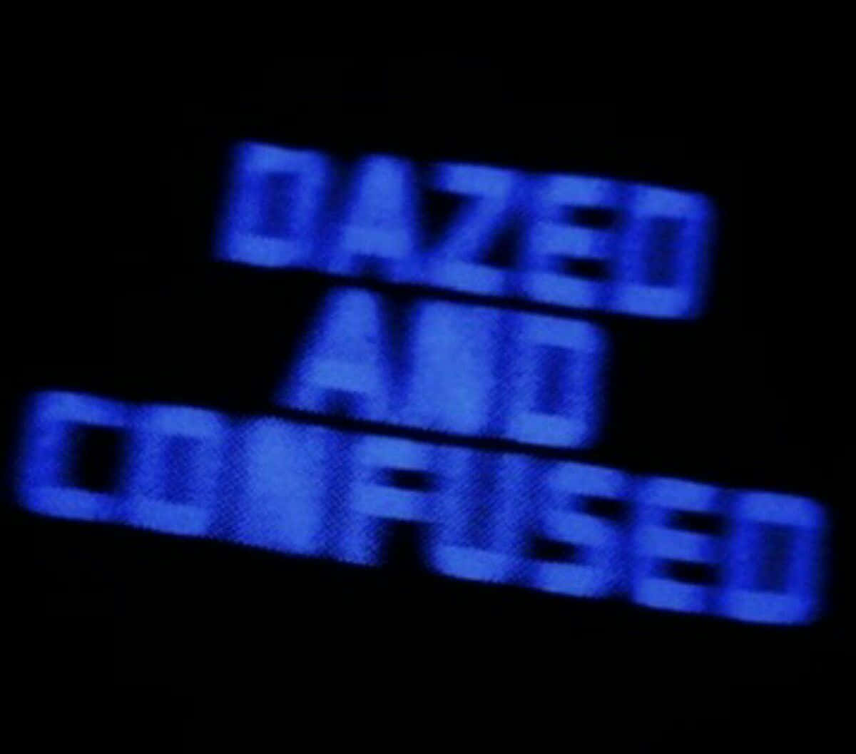 Aesthetic Blue Grunge Dazed And Confused Background