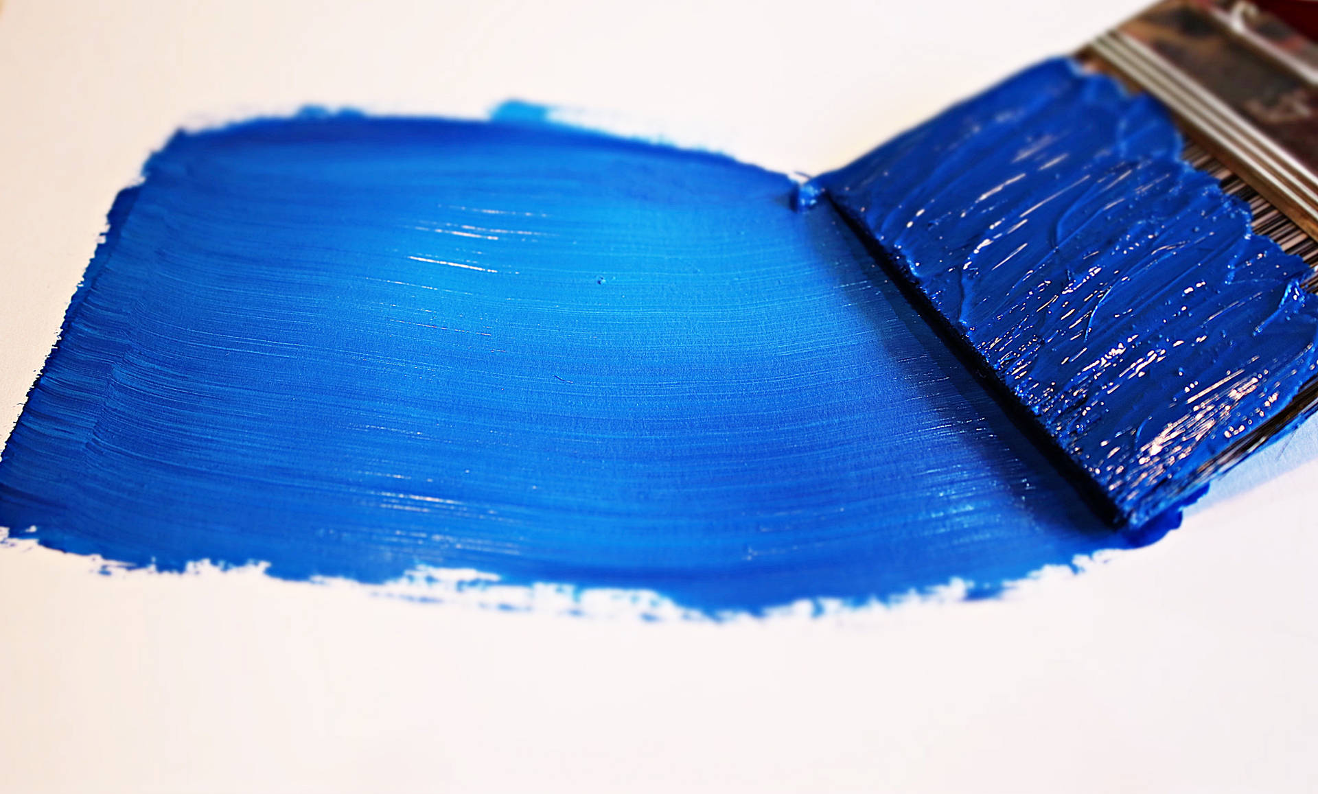 Aesthetic Blue Paint Brush Background