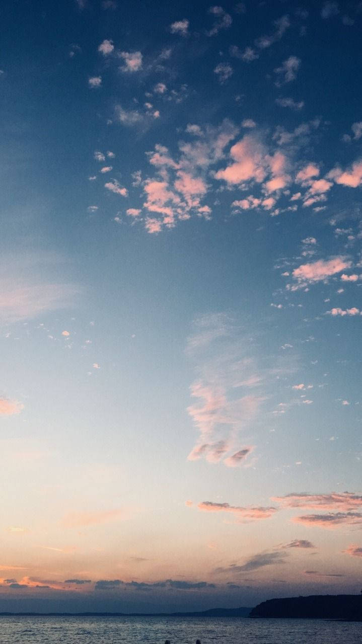 Aesthetic Blue Skies Phone