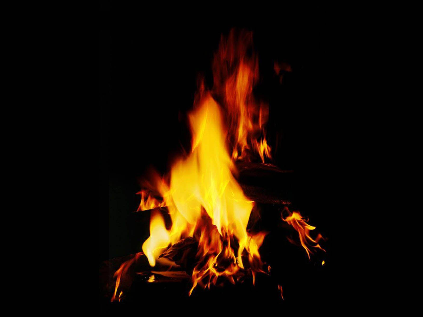 Aesthetic Bonfire Fire Background Background