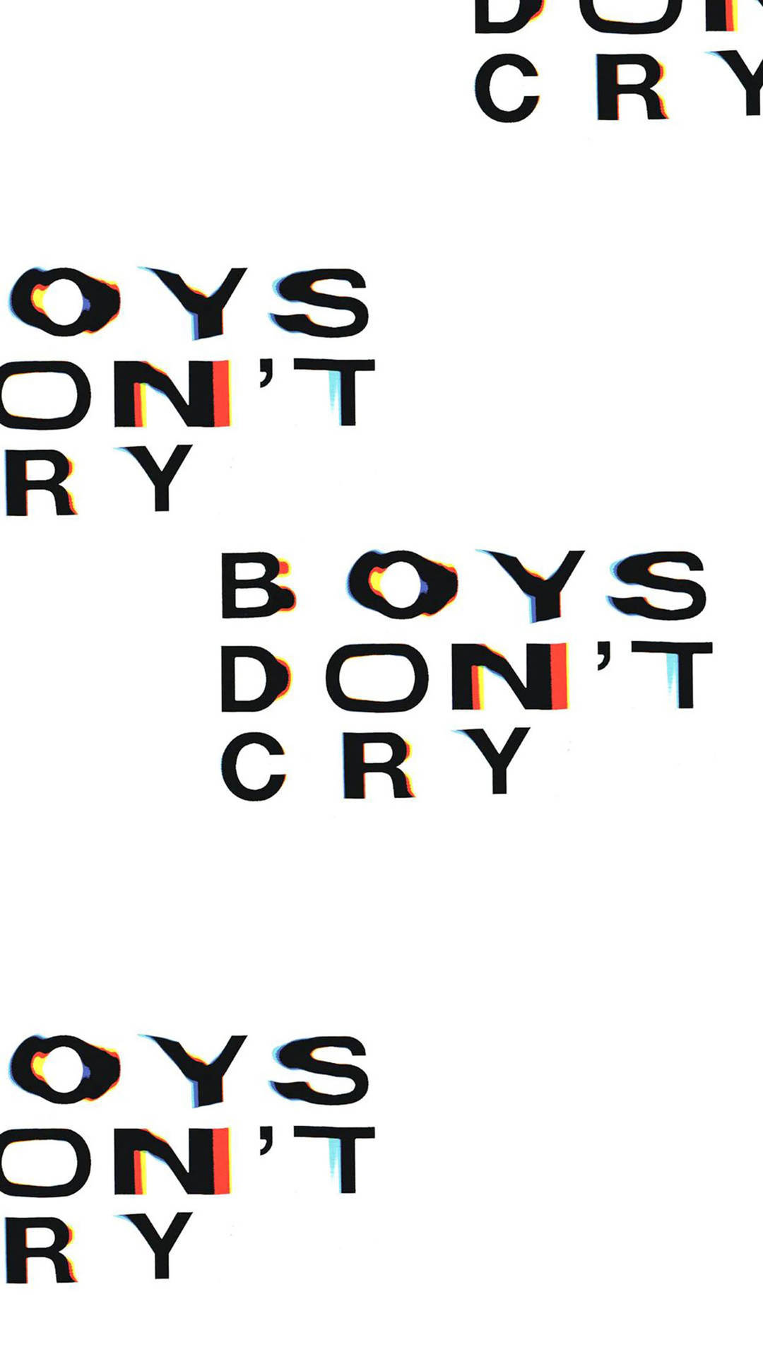 Aesthetic Boys Don't Cry Background